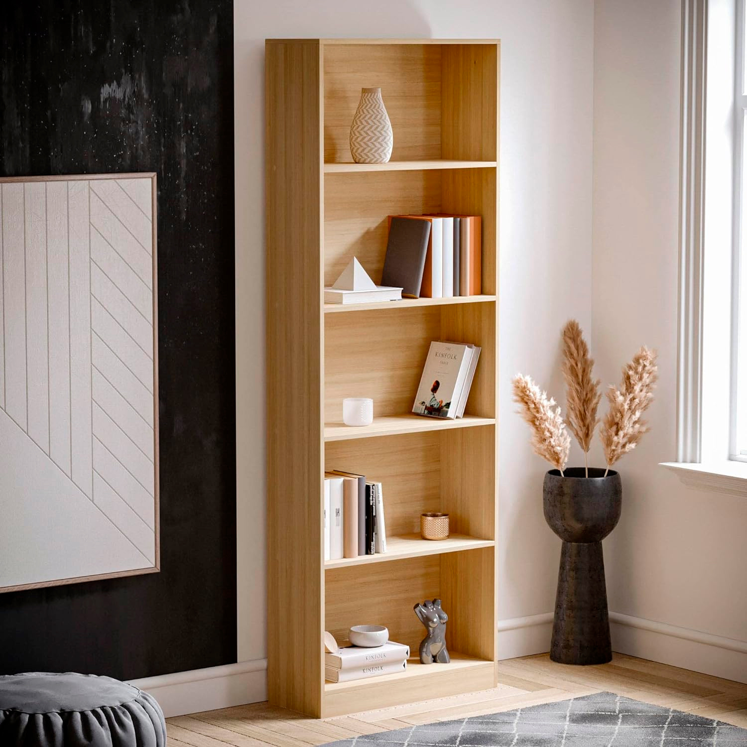 LIBRERO MAULE 5 NIVELES - Medular Diseño Libreros