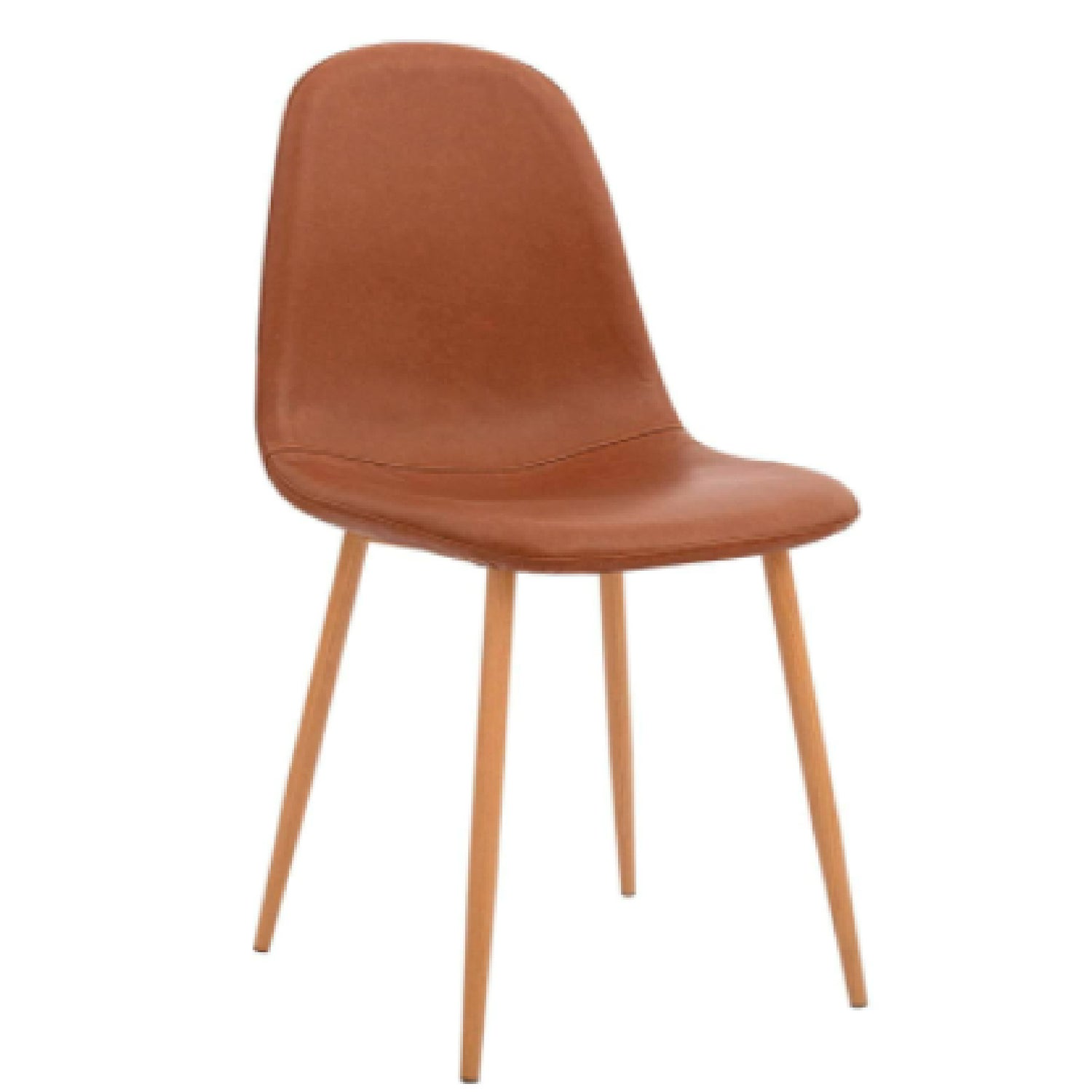 Silla Luxor Ecocuero Café