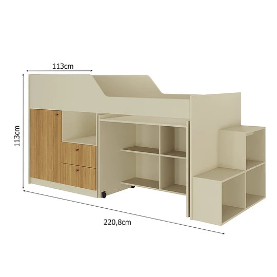 CAMA MULTIFUNCIÓN ALBANY - Medular Diseño camas
