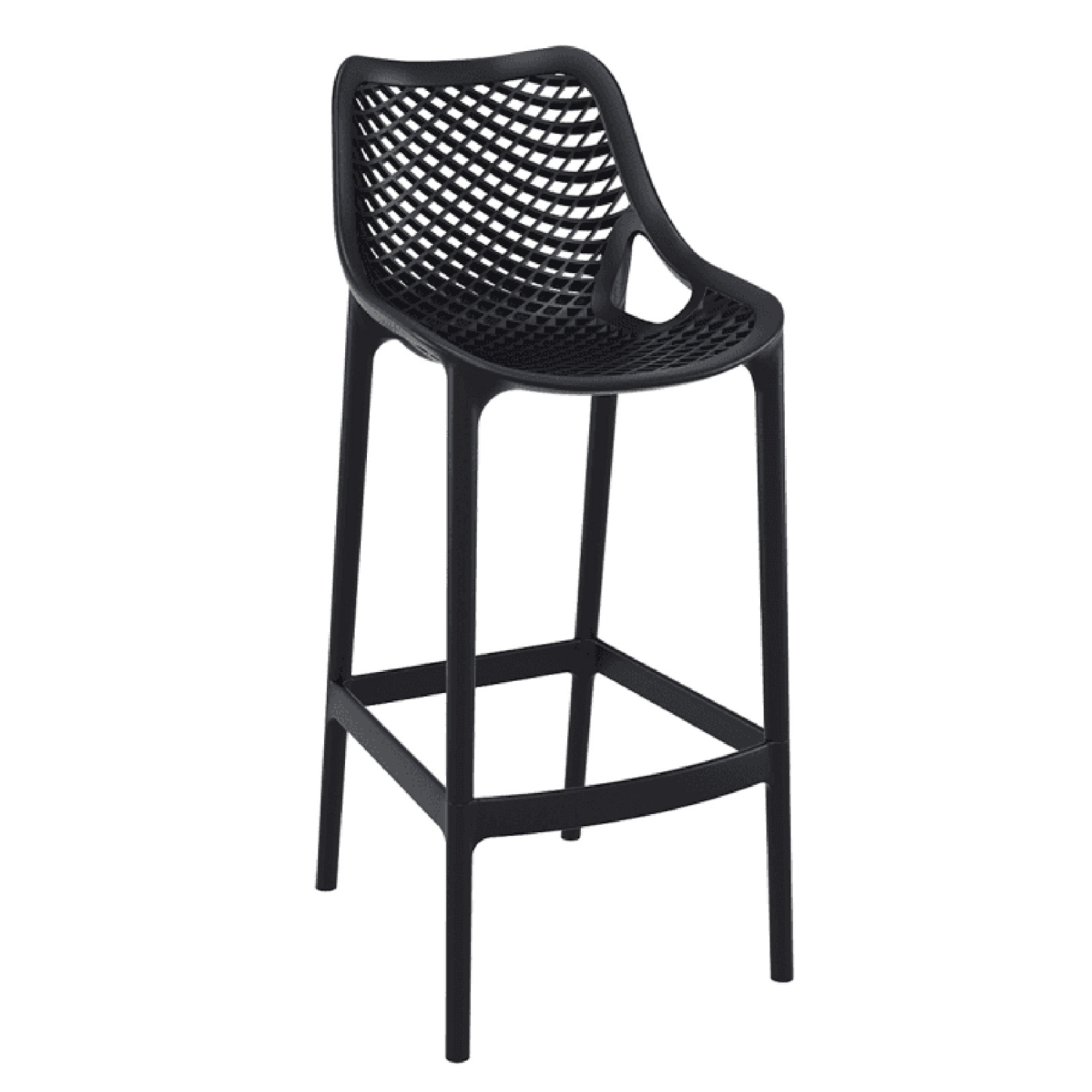 Taburete Munich Negro - Medular Diseño Taburetes