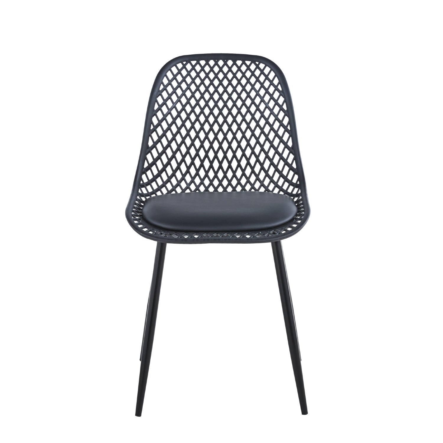 Silla Europa Negra Acolchada - Medular Diseño Sillas de interior