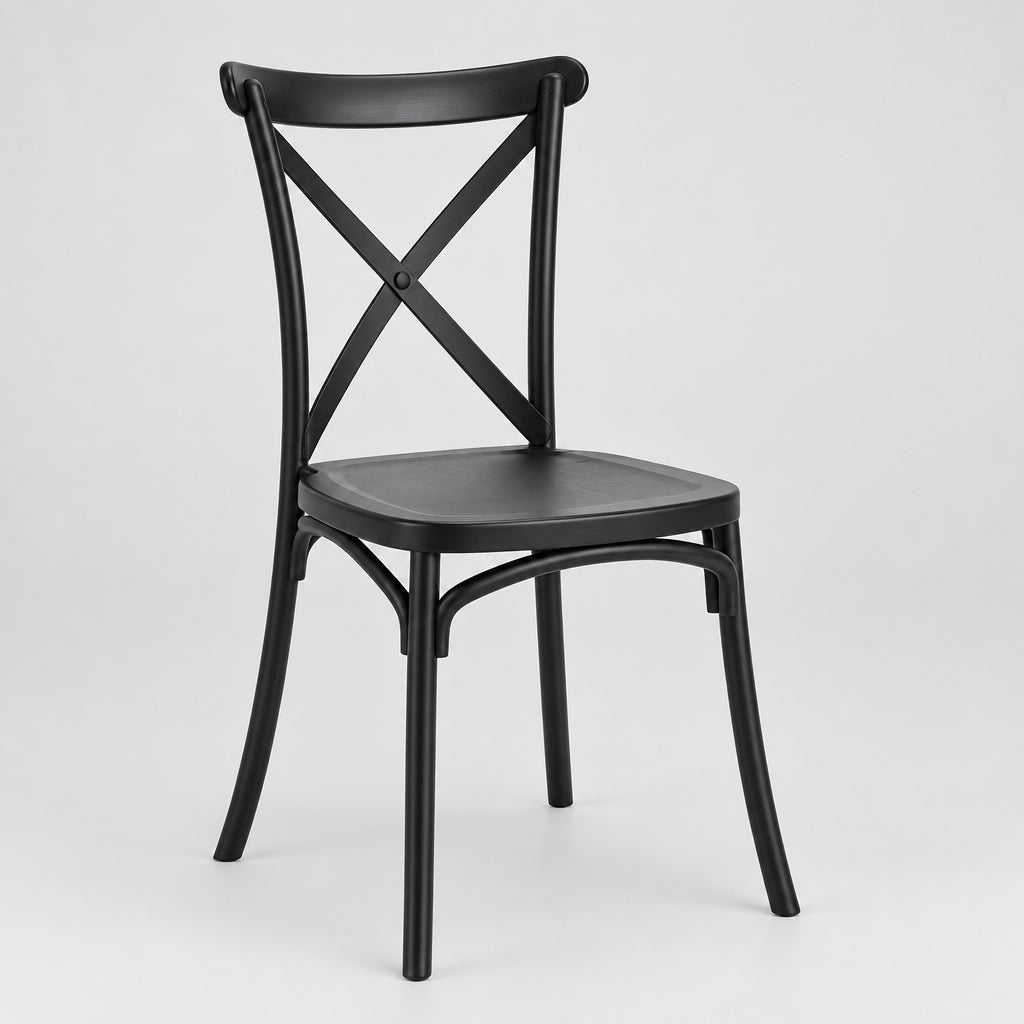 Silla CrossCraft Negra - Medular Diseño Sillas de interior