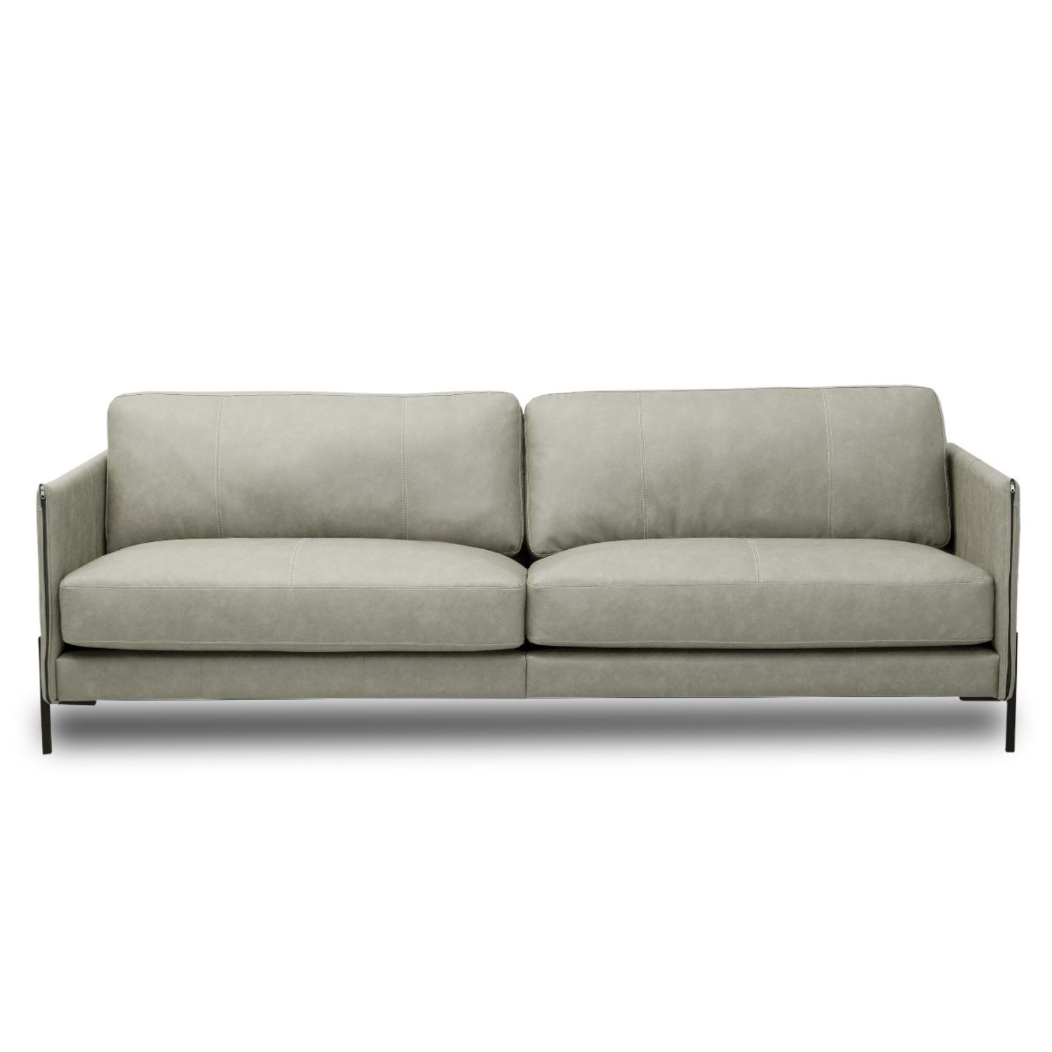 Sofá Cuero Verona Beige