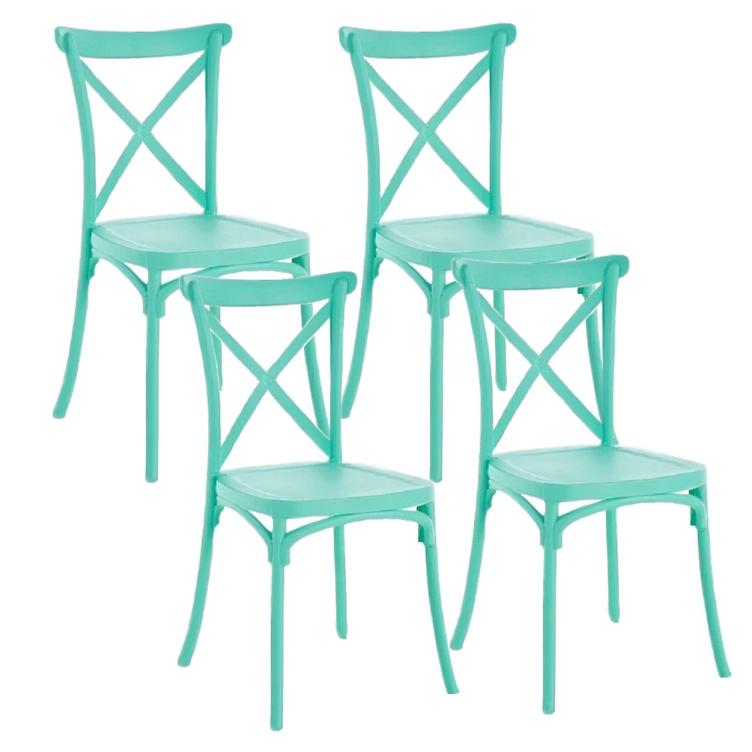 Silla CrossCraft Menta - Medular Diseño Sillas de interior