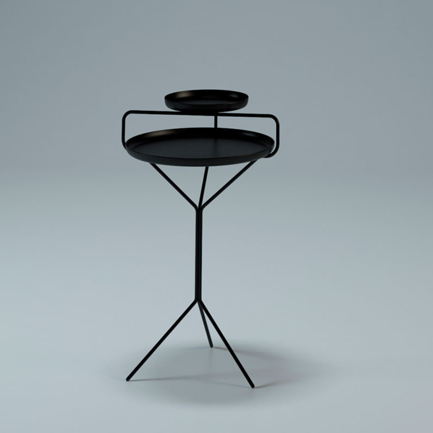 Mesa lateral Forja Negra - Medular Diseño Mesa lateral