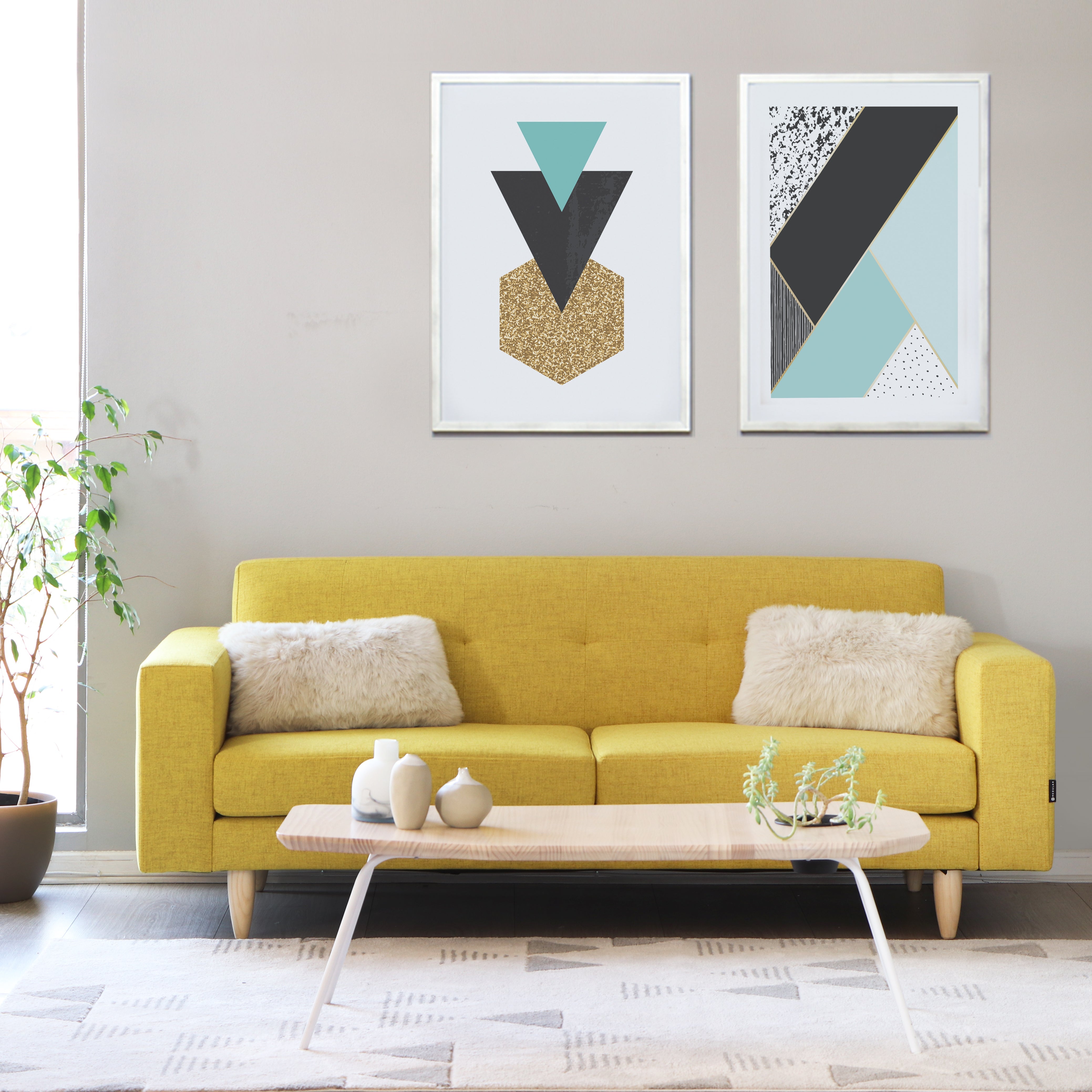 Sofá Atolón Colors Amarillo