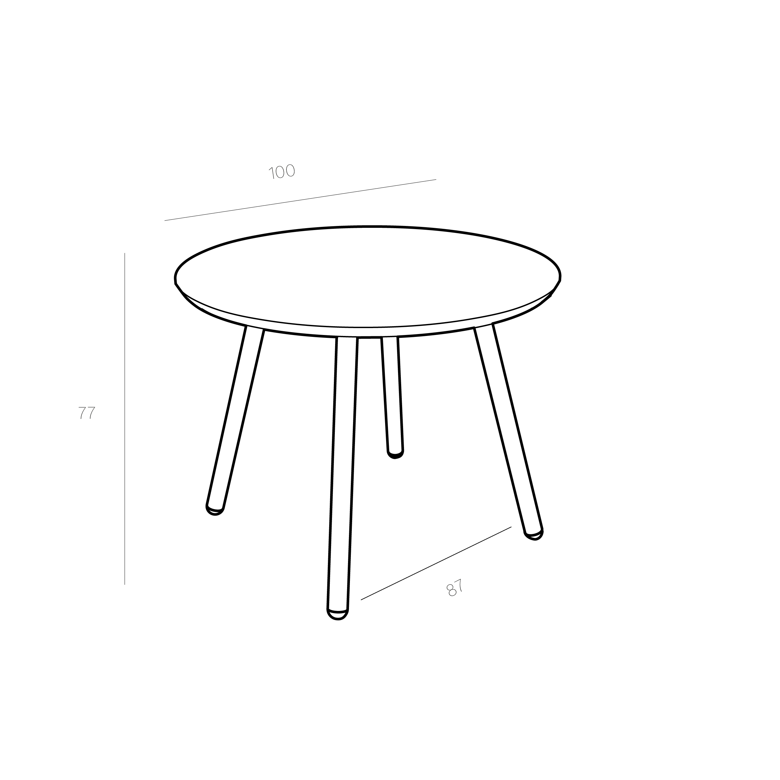Juego de Comedor Aula Nogal 4P + 4 Sillas Aula Nogal