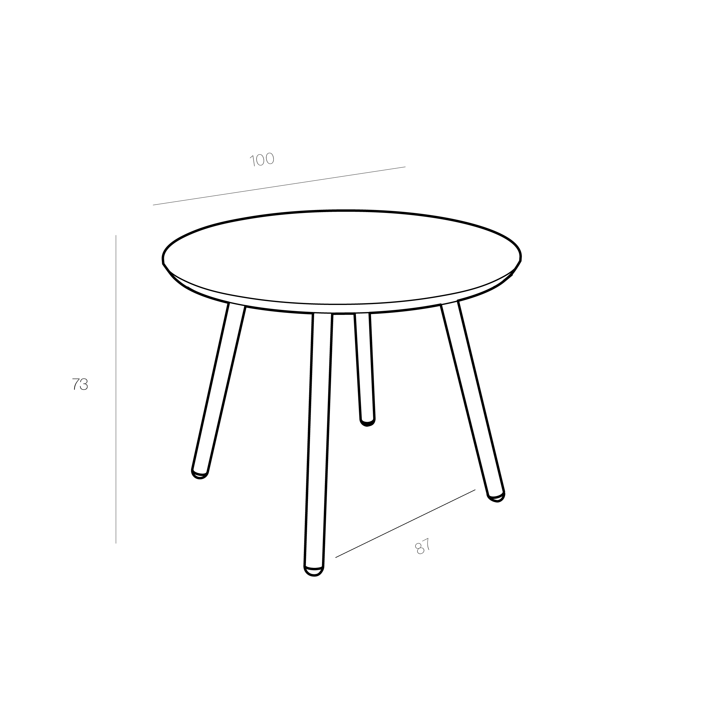 Juego de Comedor Aula Black 4P + Sillas Tolix Negro