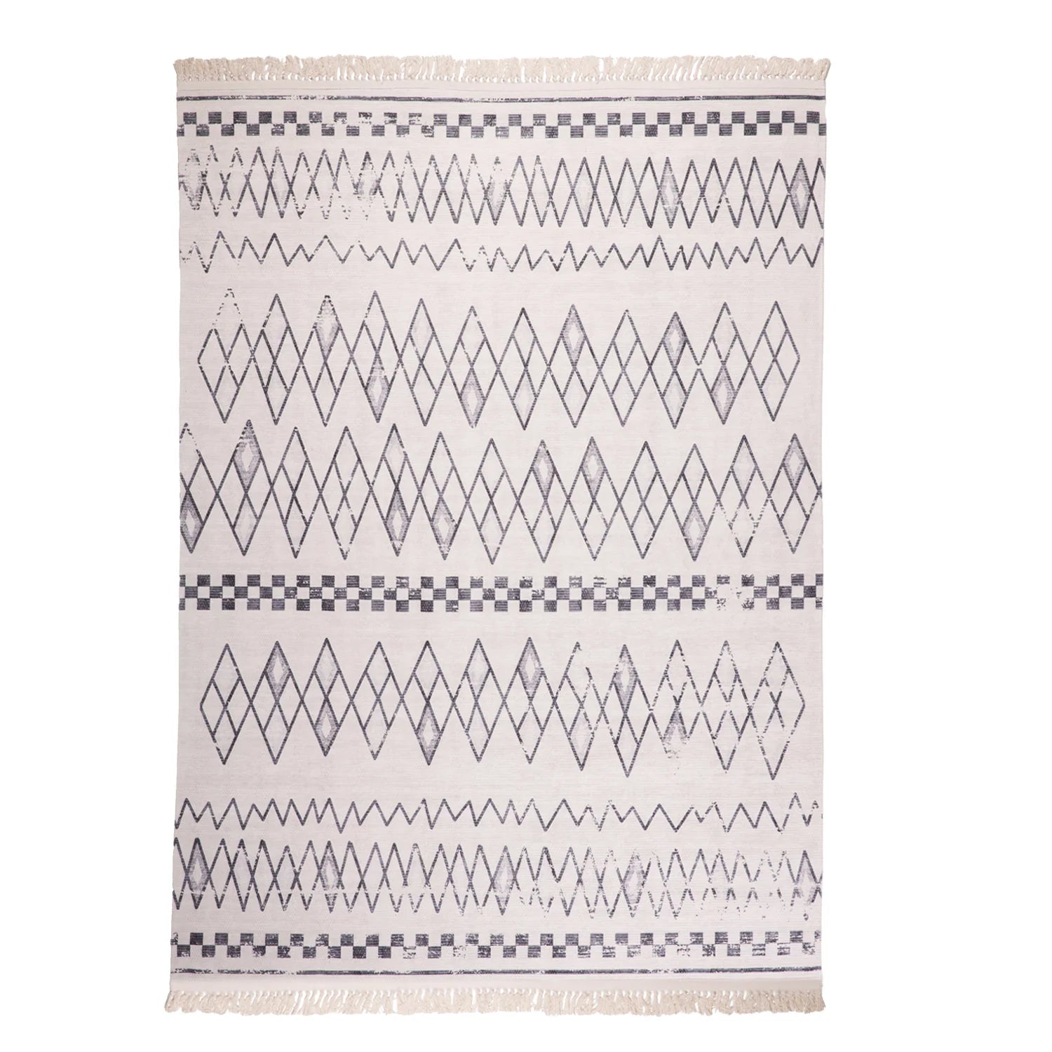 Alfombra Kelim Crema - Medular Diseño Alfombra