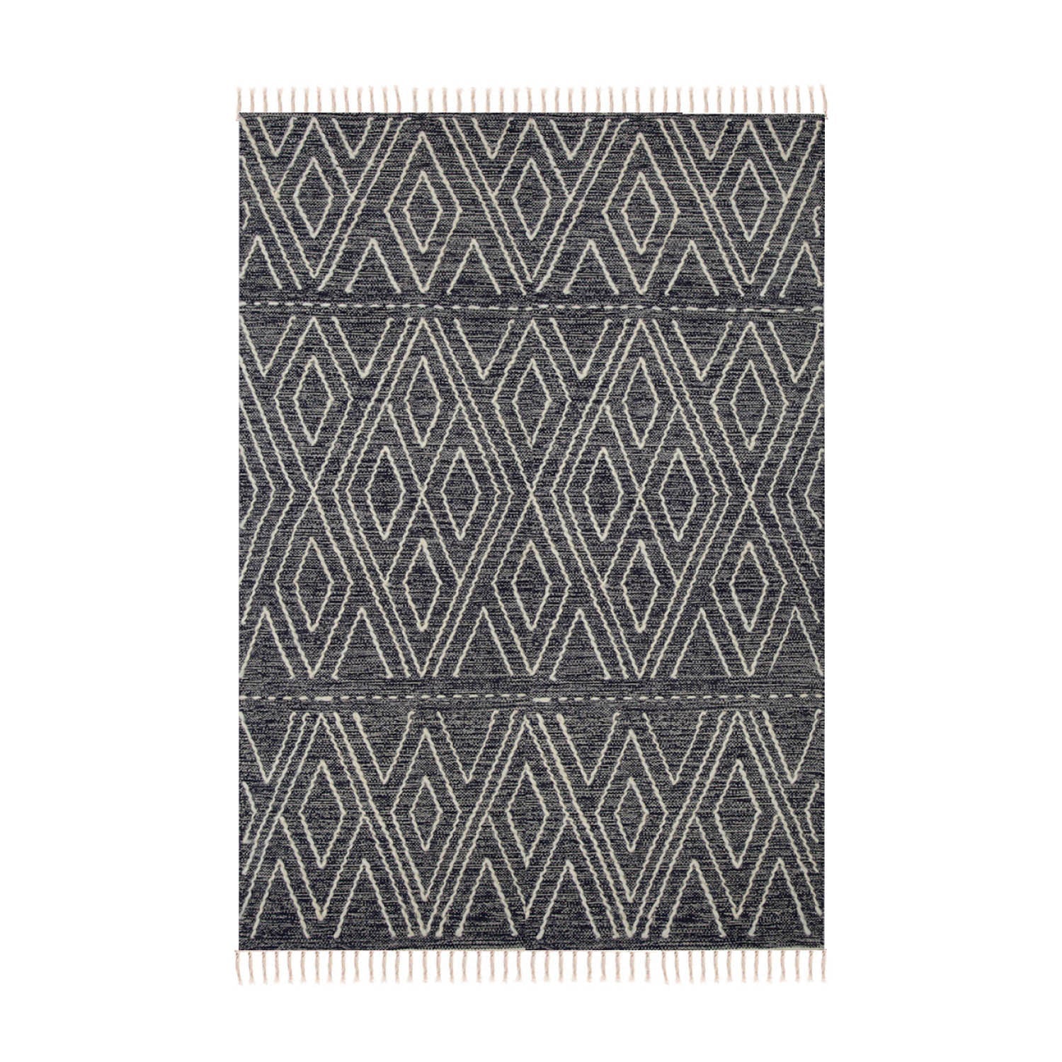 Alfombra Woven Geo Azul - Medular Diseño Alfombra