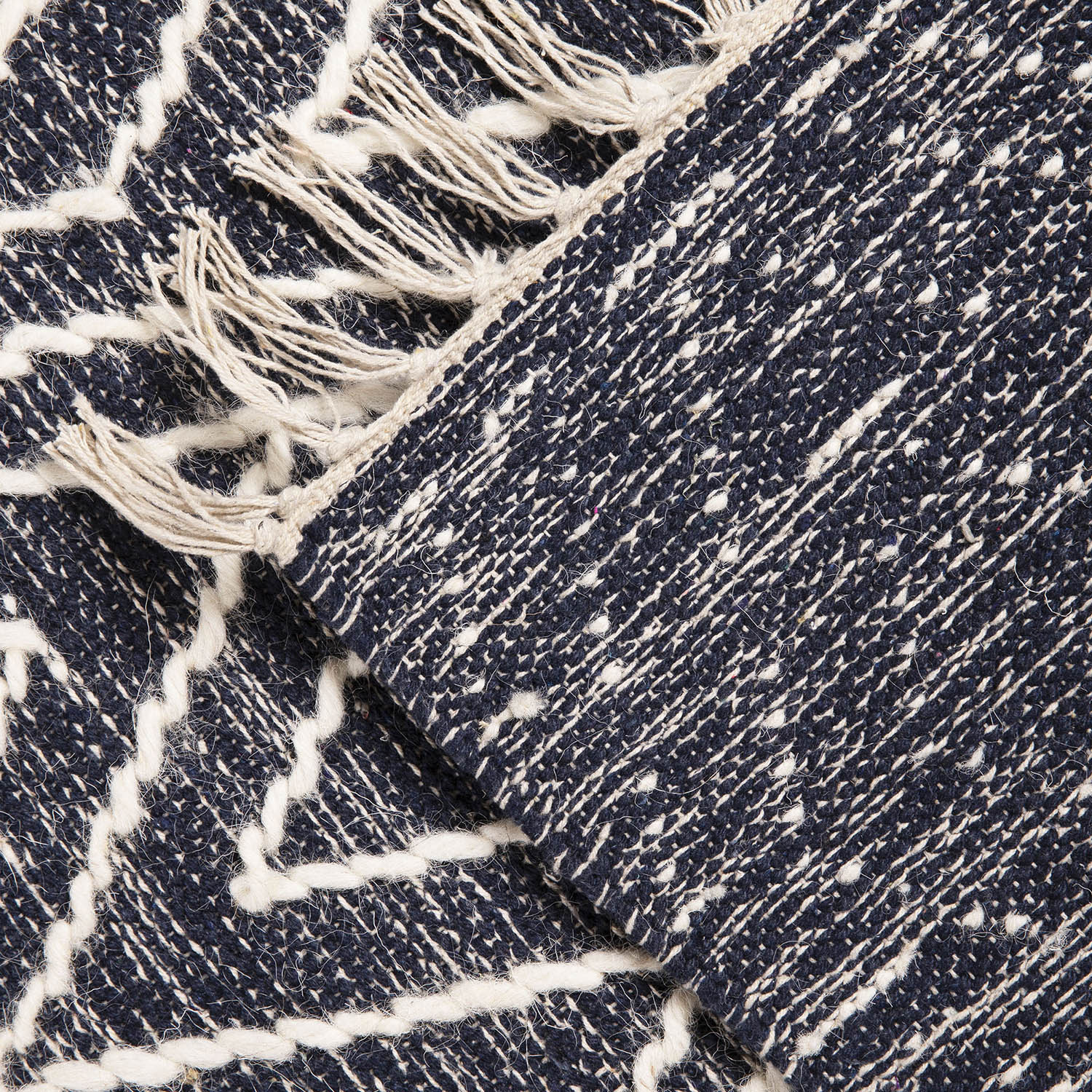 Alfombra Woven Geo Azul - Medular Diseño Alfombra