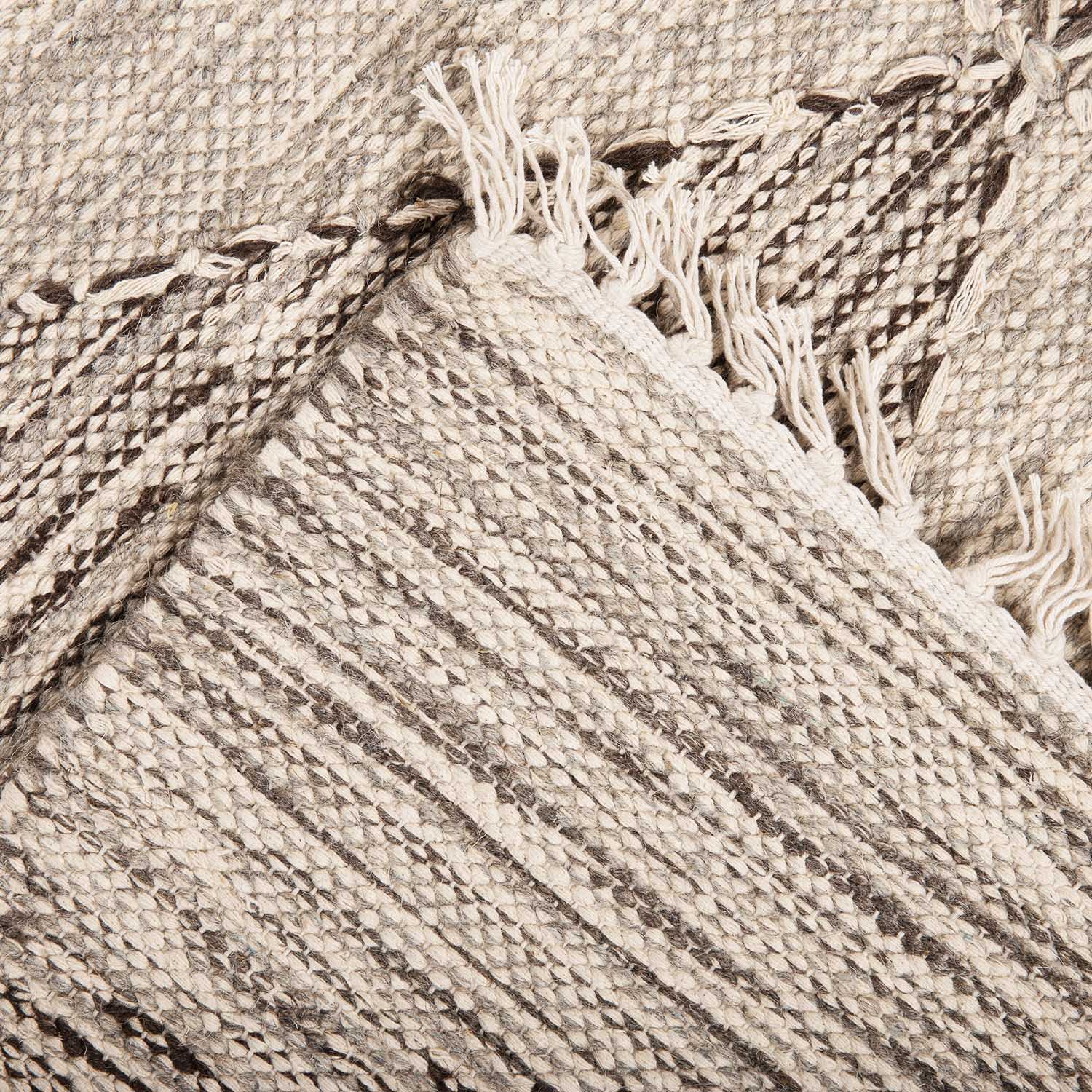 Alfombra Handwoven Natural Gris 261971 - Medular Diseño Alfombra