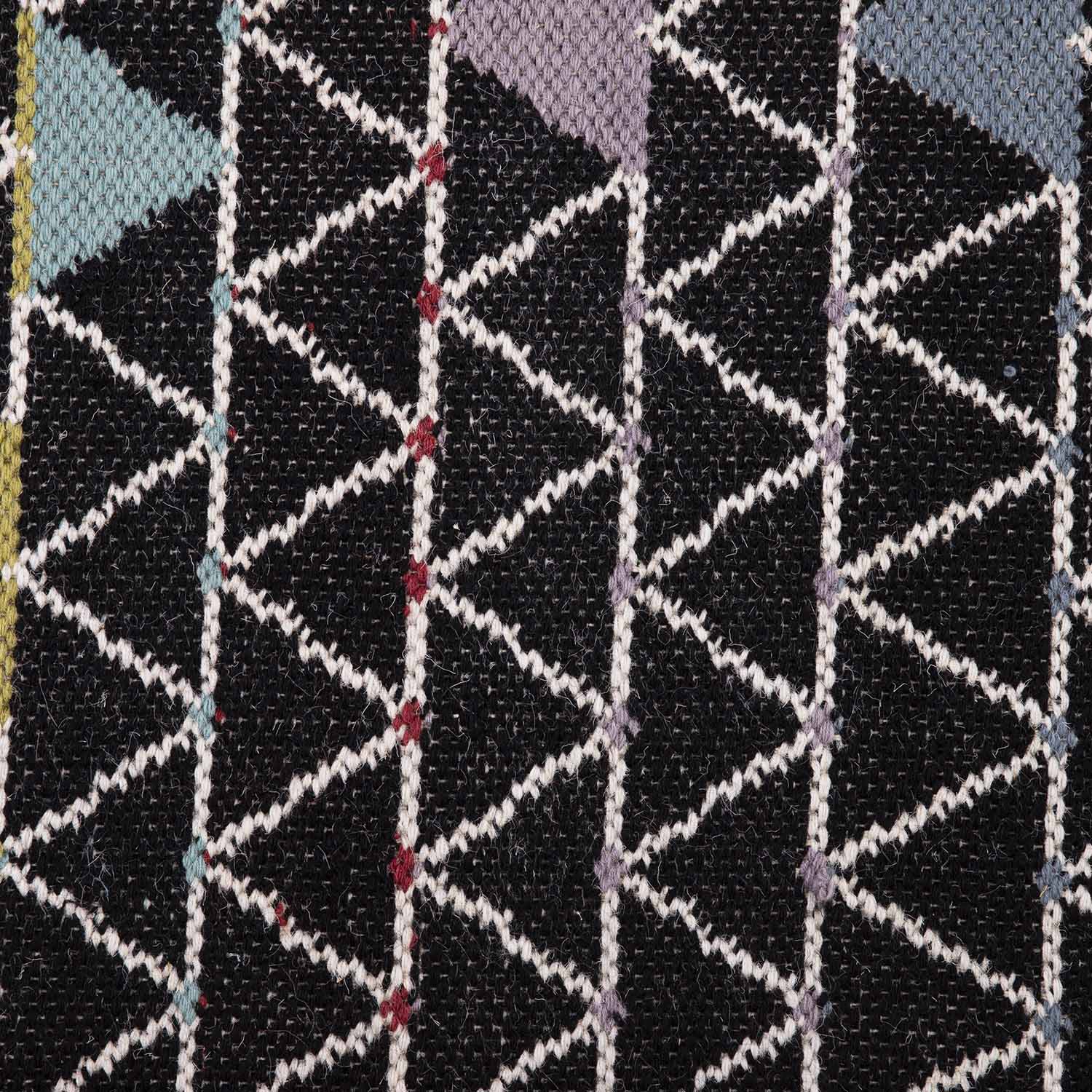 Alfombra Handwoven Design Negro - Medular Diseño Alfombra