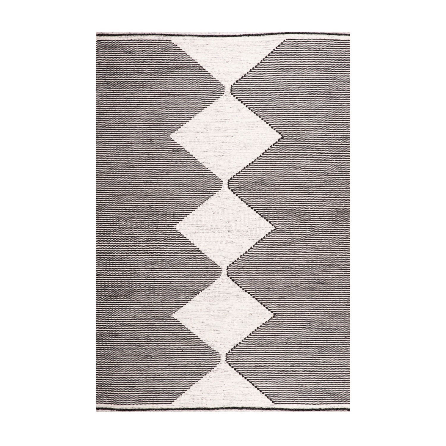 Kelim Geo Design 312 Black - Medular Diseño Alfombra