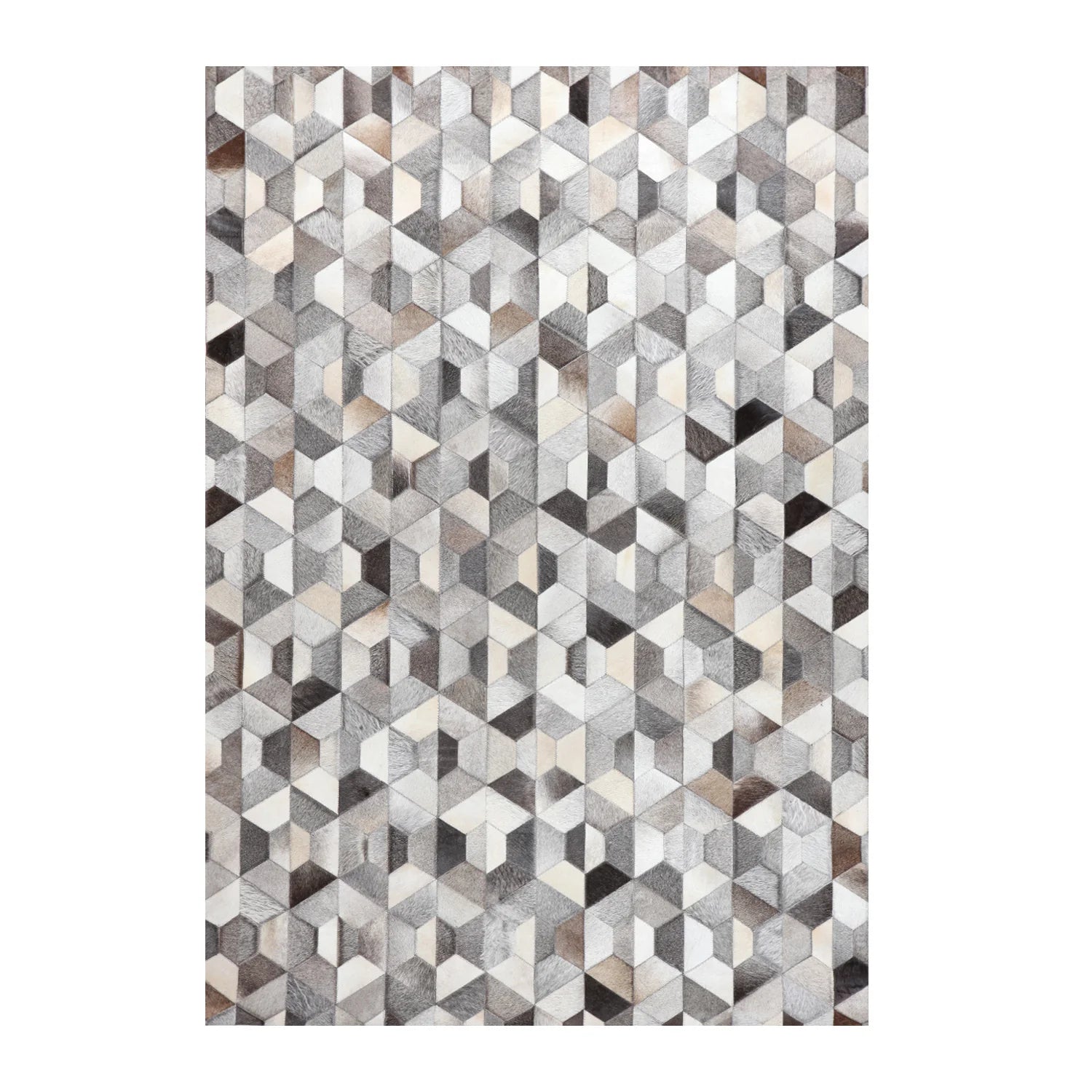 Alfombra Cuero Natural Gris 58200 - Medular Diseño Alfombra