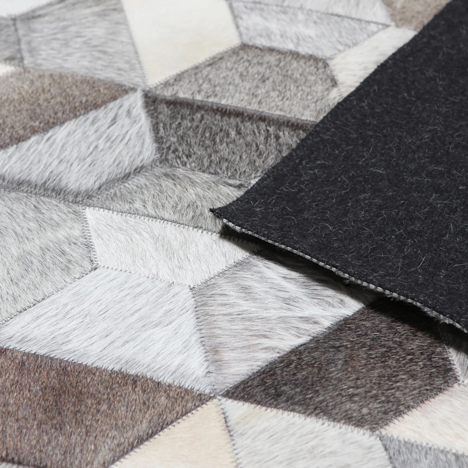 Alfombra Cuero Natural Gris 58200 - Medular Diseño Alfombra