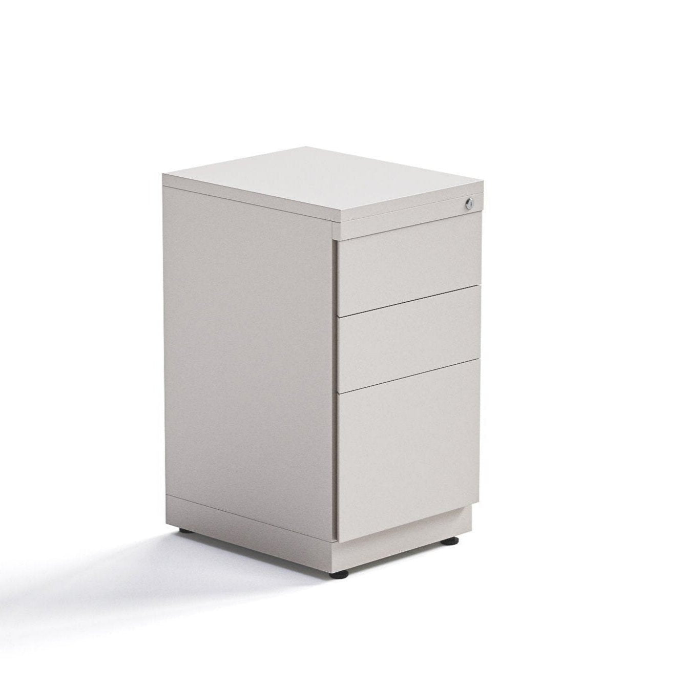 Cajonera Pedestal Blanca 2C + 1K - Medular Diseño Cajonera