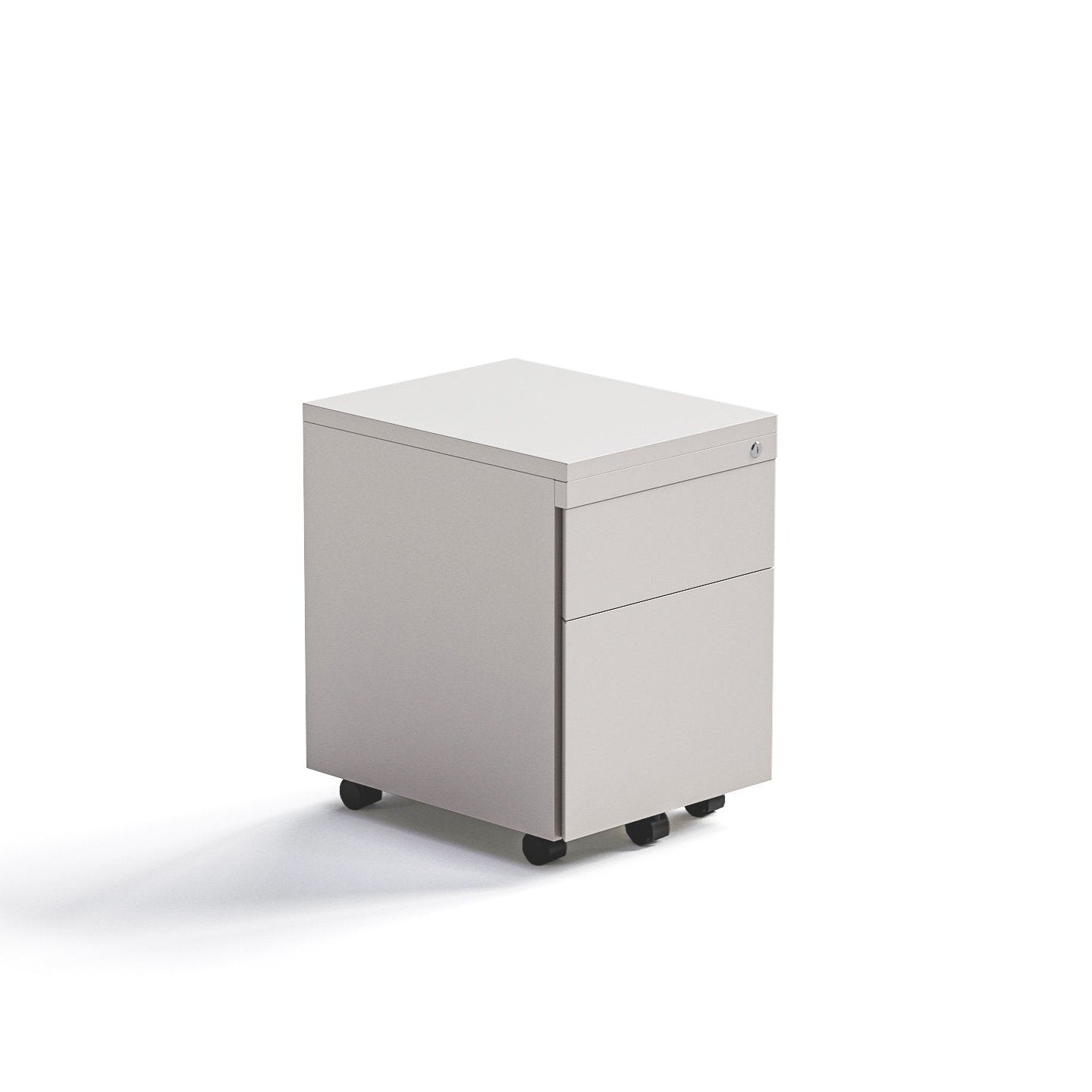 Cajonera Rodante Blanca 1C + 1K - Medular Diseño Cajonera