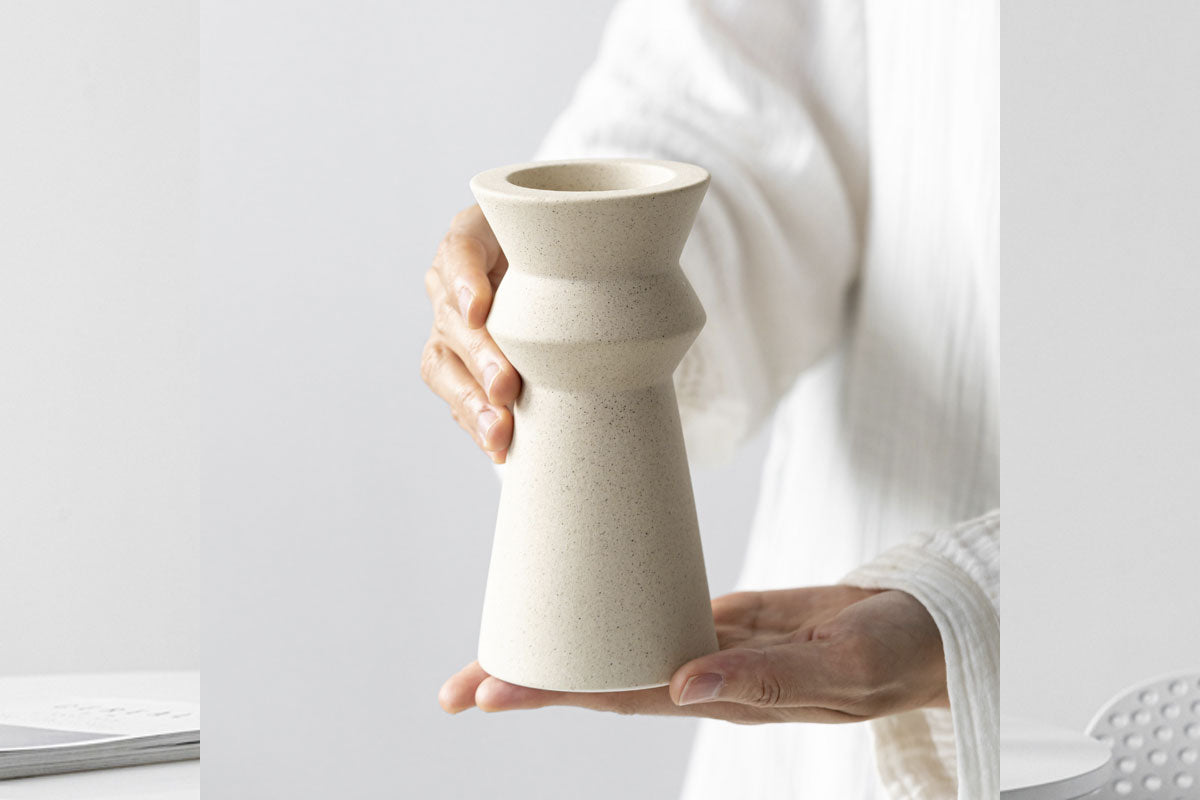 Set Candelabros Pliegue - Medular Diseño Jarron