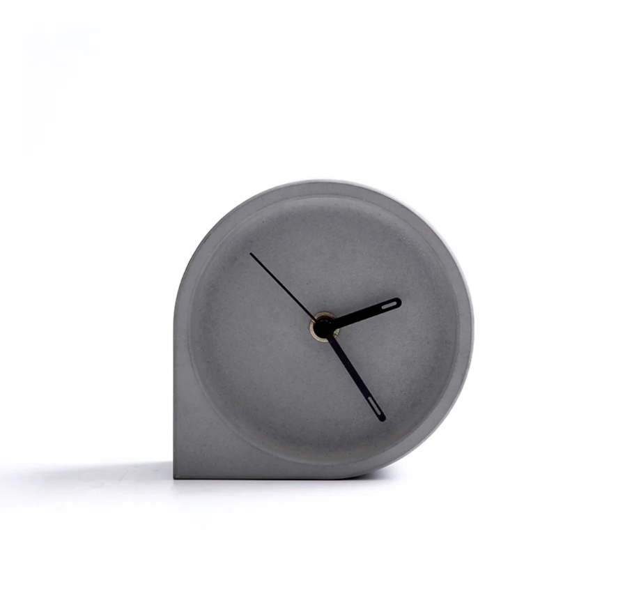 Reloj de Mesa Drop Gris