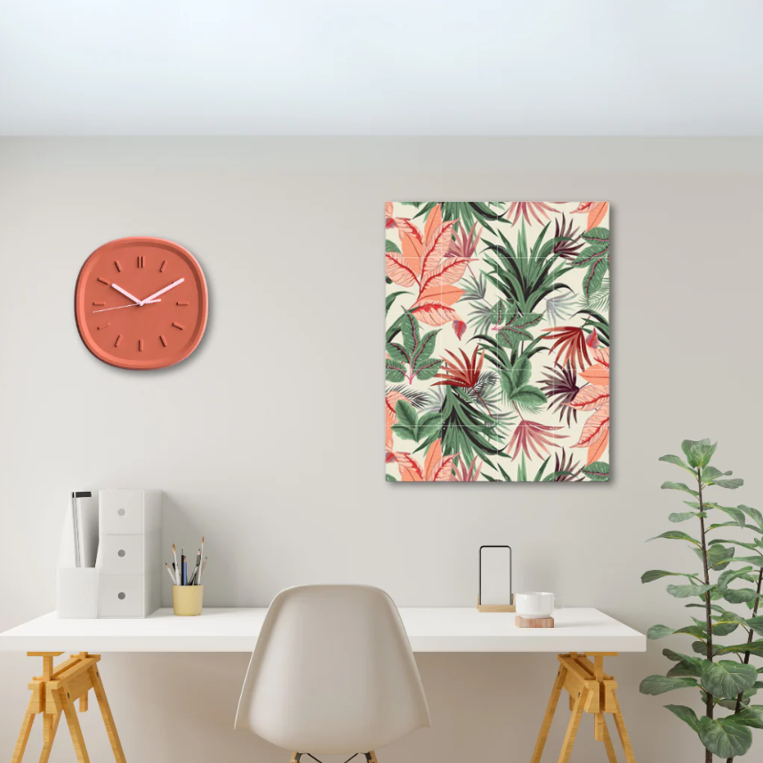 Reloj de Pared London Naranja