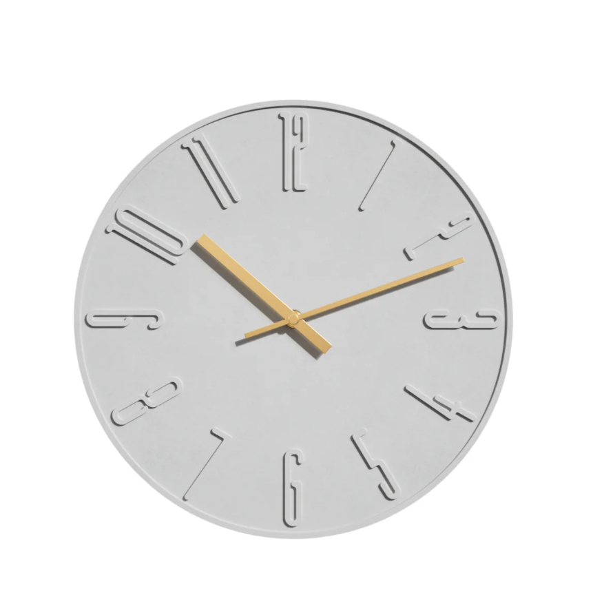 Reloj de Pared Oslo Gris Claro
