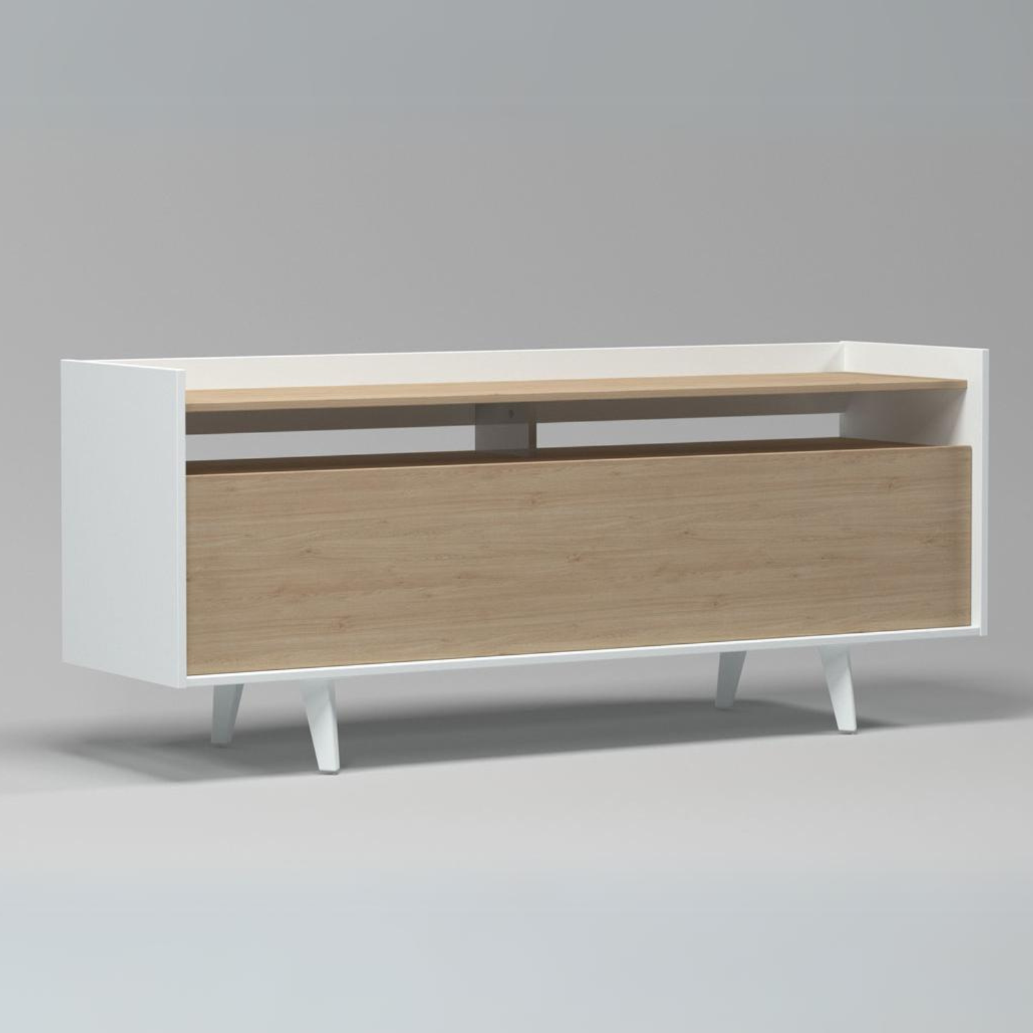 Rack Pop Roble - Medular Diseño Rack