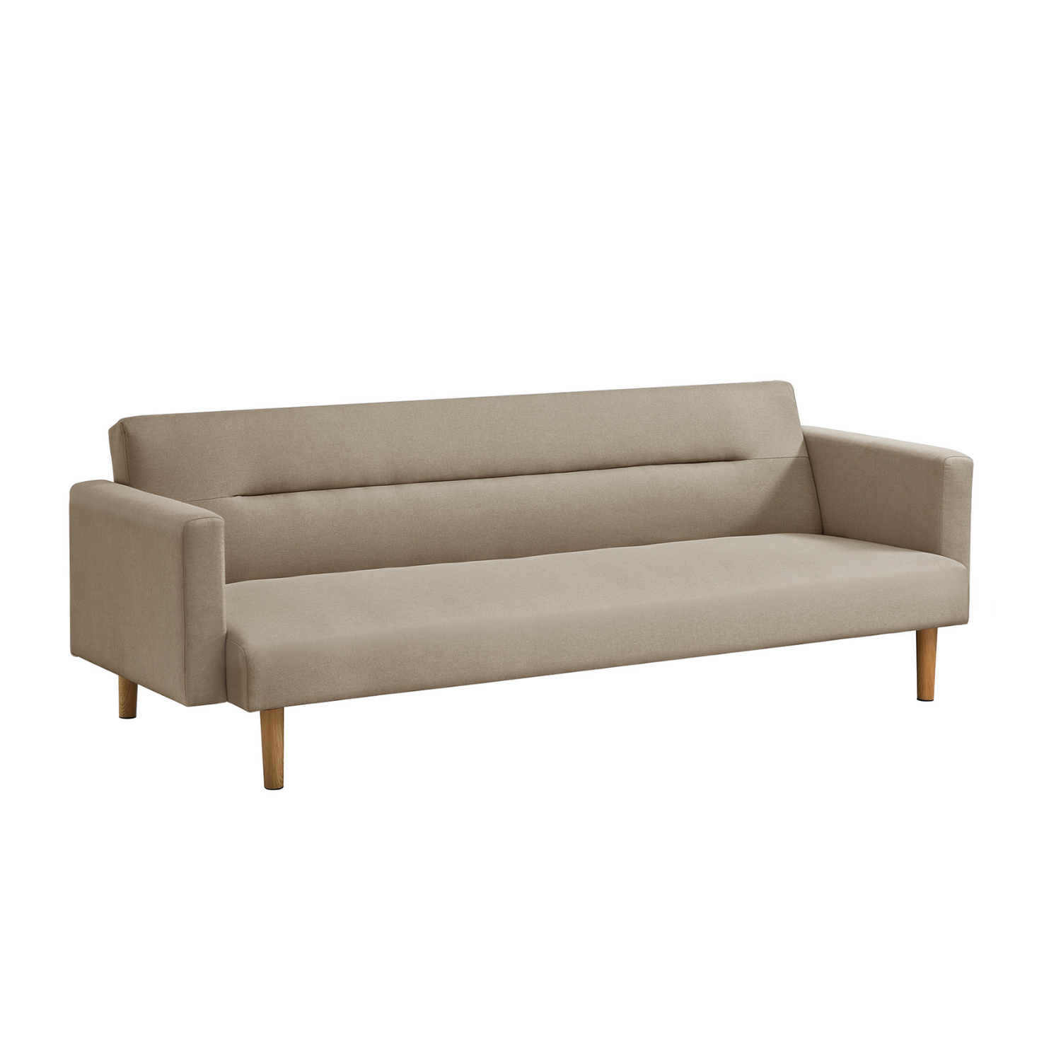 Sofá Futón Lino Bahía Beige - Medular Diseño Sofás