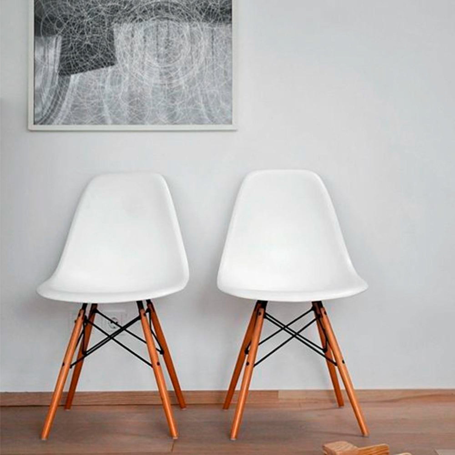 Silla Estilo DSW Blanca - Medular Diseño Sillas de interior