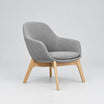 Poltrona Granada Gris Patas Madera