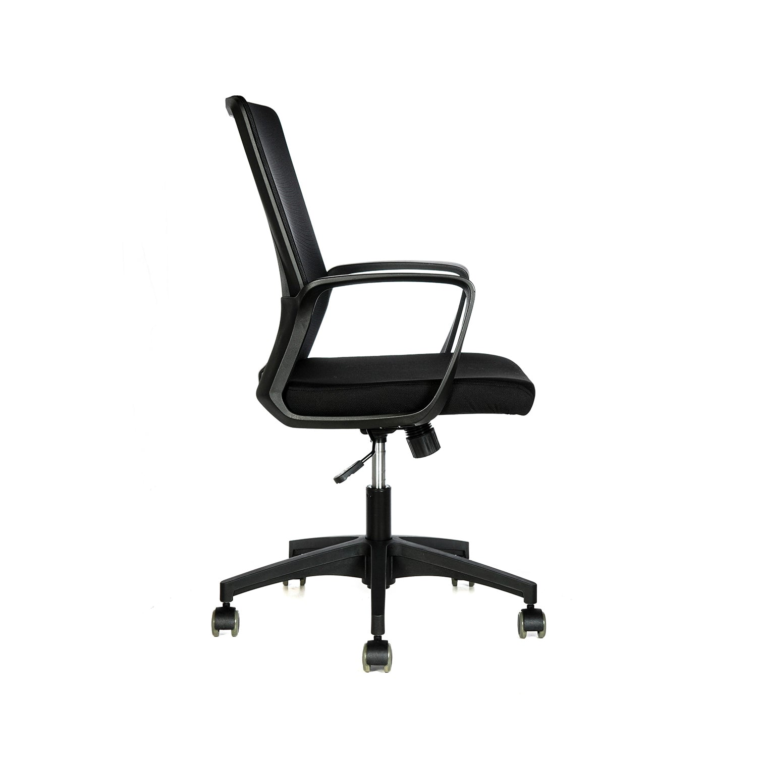 Silla oficina Happy Negra - Medular Diseño Sillas de Escritorio