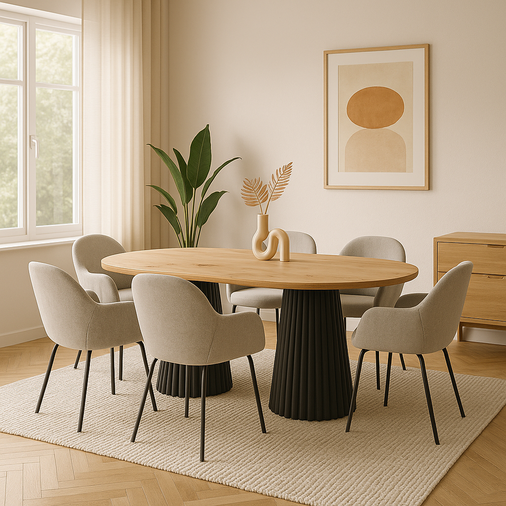 Mesa de comedor Palisade Lenga 6P