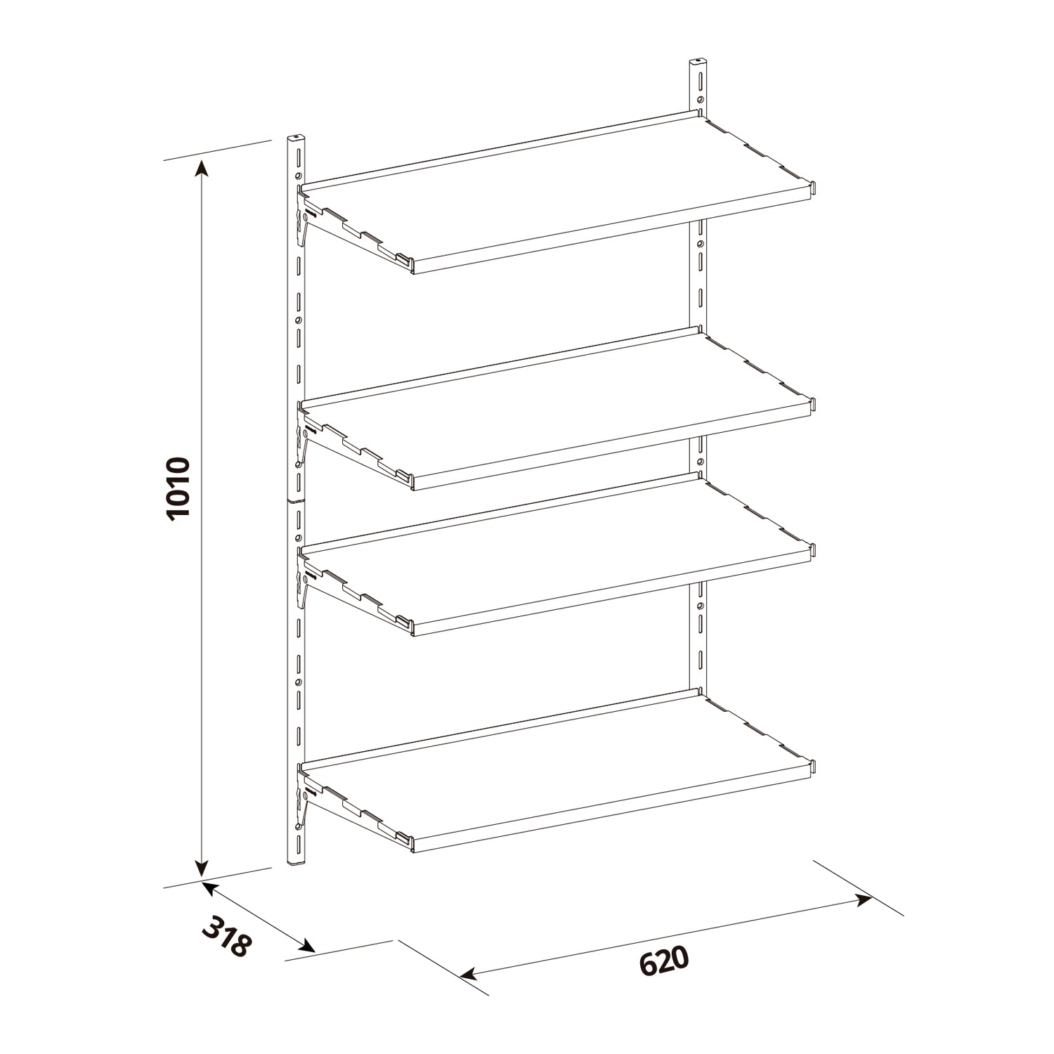 REPISA CRECE 4 - Medular Diseño Repisa