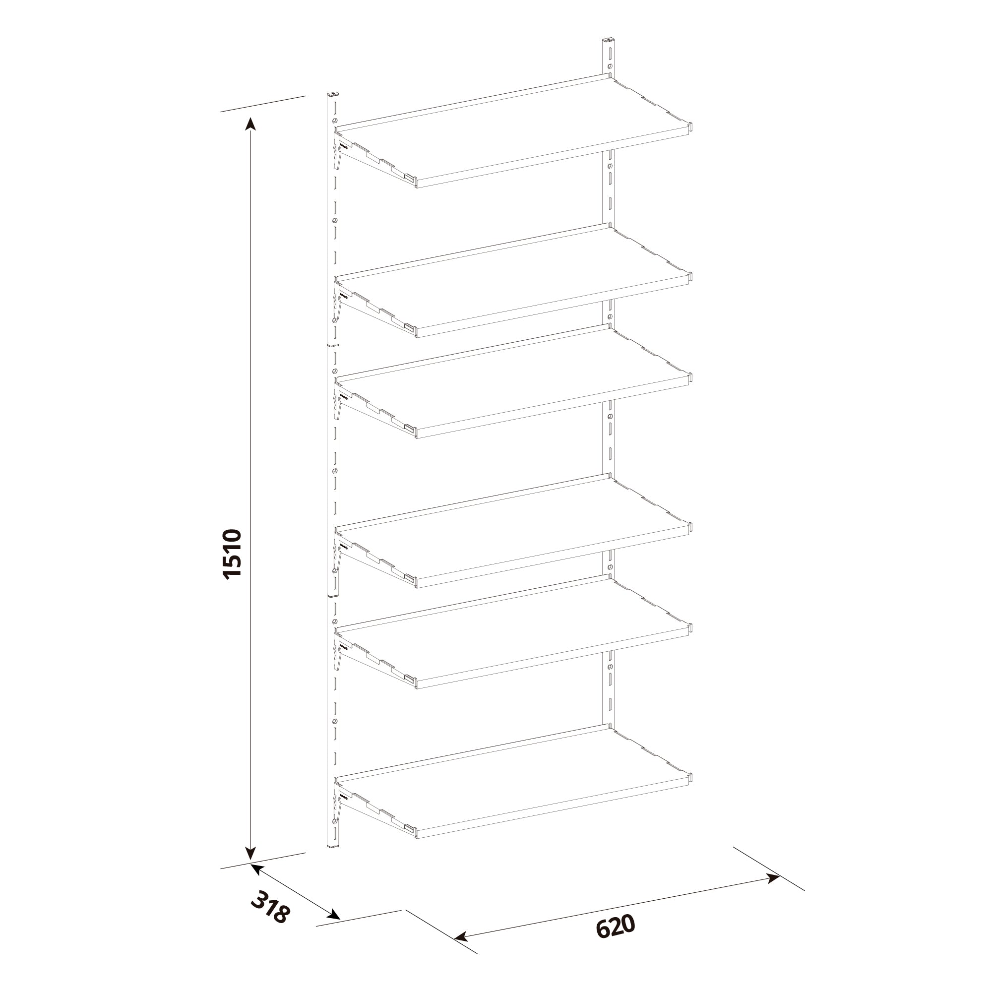 REPISA CRECE 6 - Medular Diseño Repisa