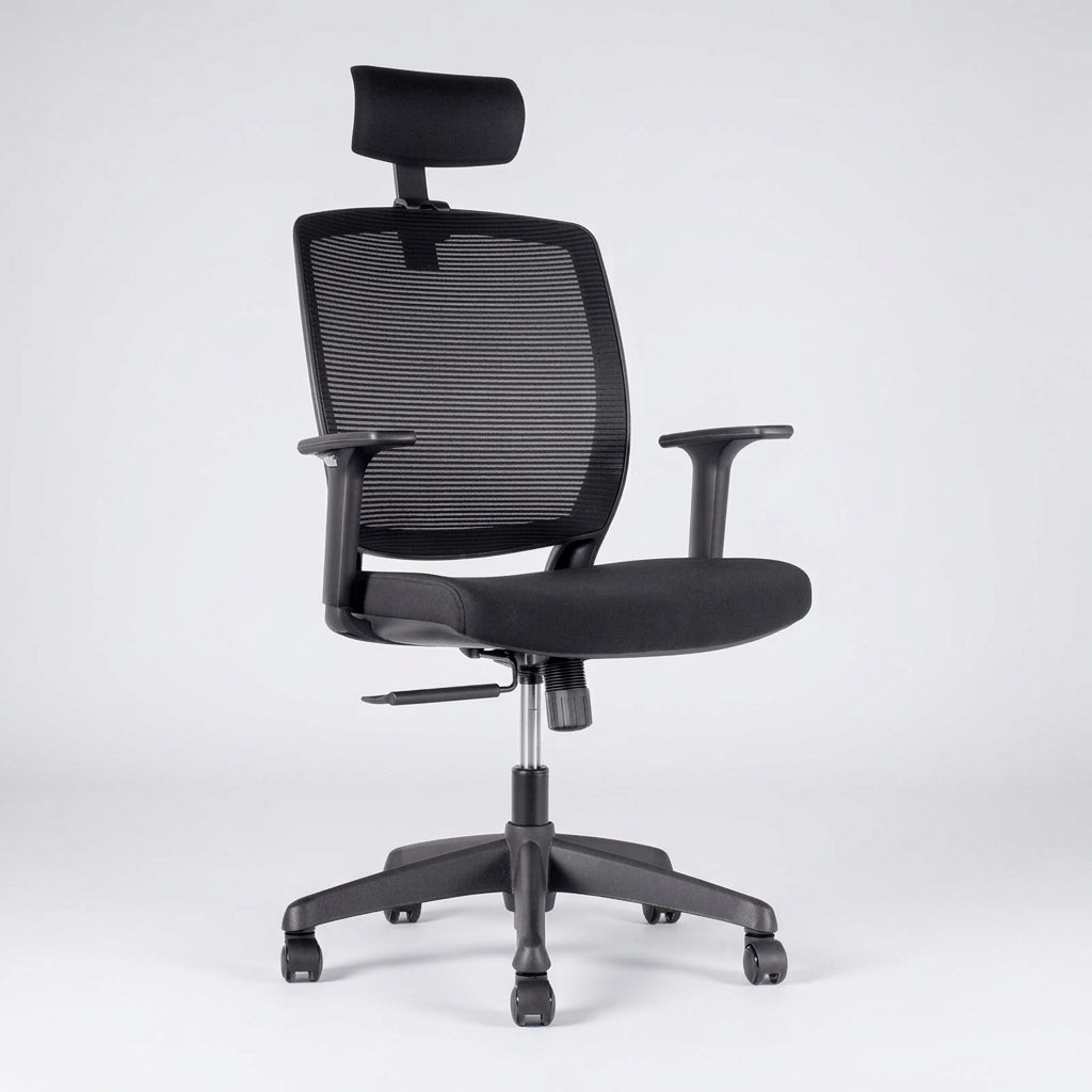 Silla oficina Job, vista tres cuartos
