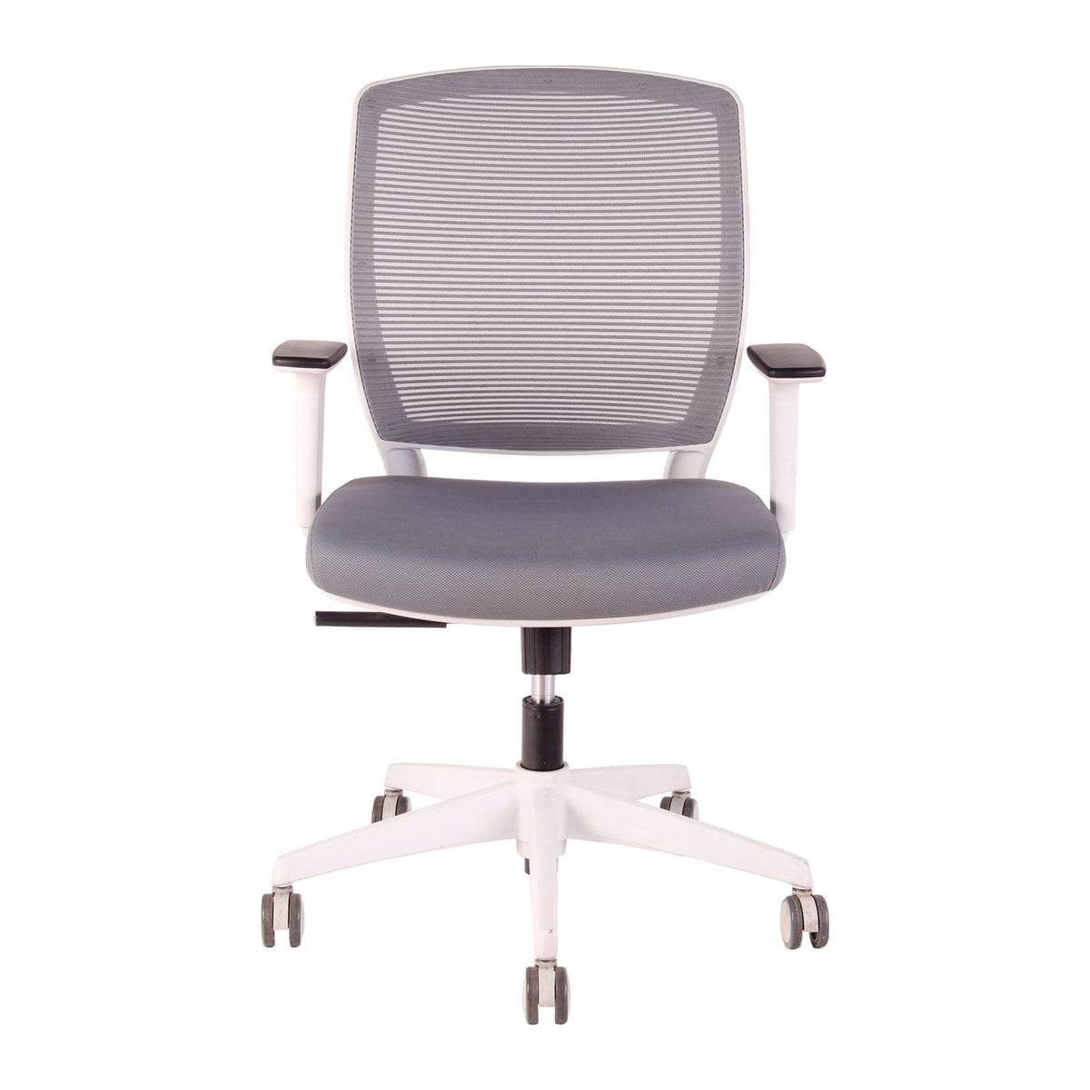 Silla oficina Job Gris, vista frontal