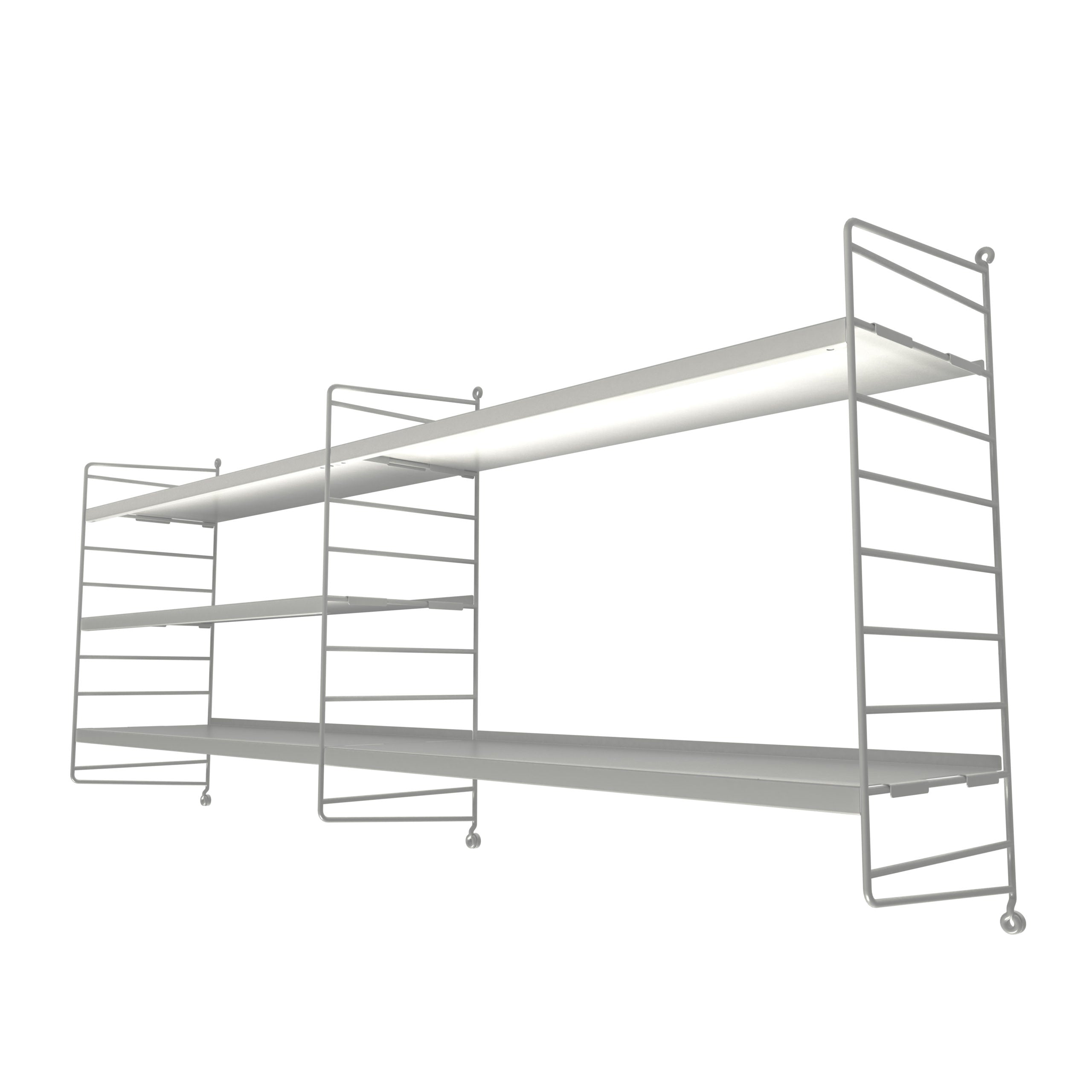 Kit Repisa Vintage Duo Blanco - Medular Diseño Repisa