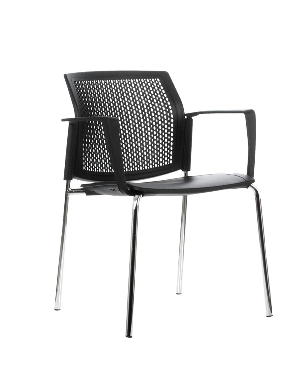 Silla visita Logan 4 Patas 100 PP - Medular Diseño Sillas de Escritorio