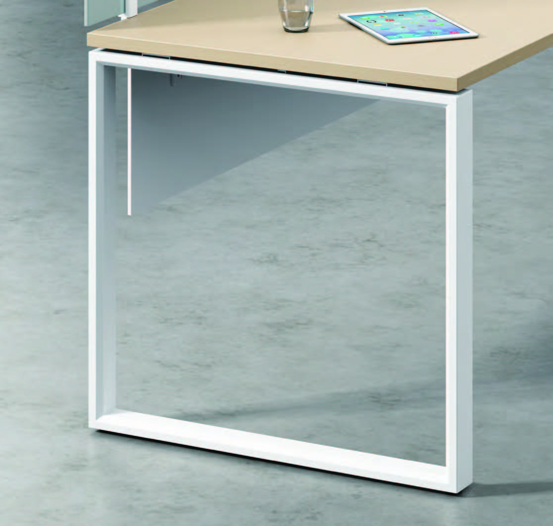 Escritorio oficina Simple 120x60 + Cajonera Roble - Medular Diseño Escritorios