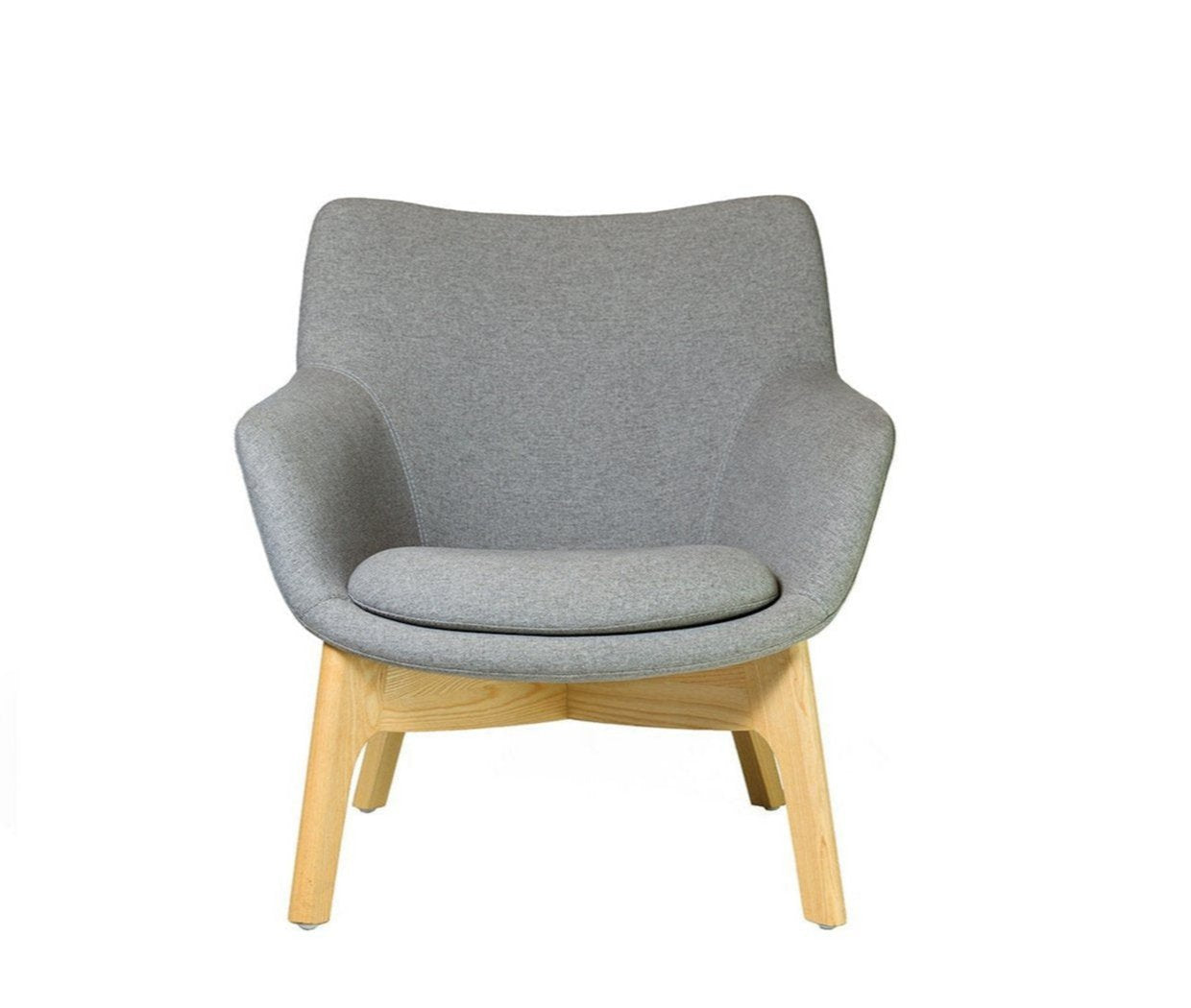 Poltrona Soft Seating Milano Gris - Medular Diseño Poltronas