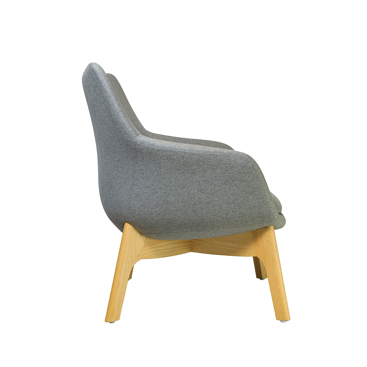 Poltrona Soft Seating Milano Gris - Medular Diseño Poltronas