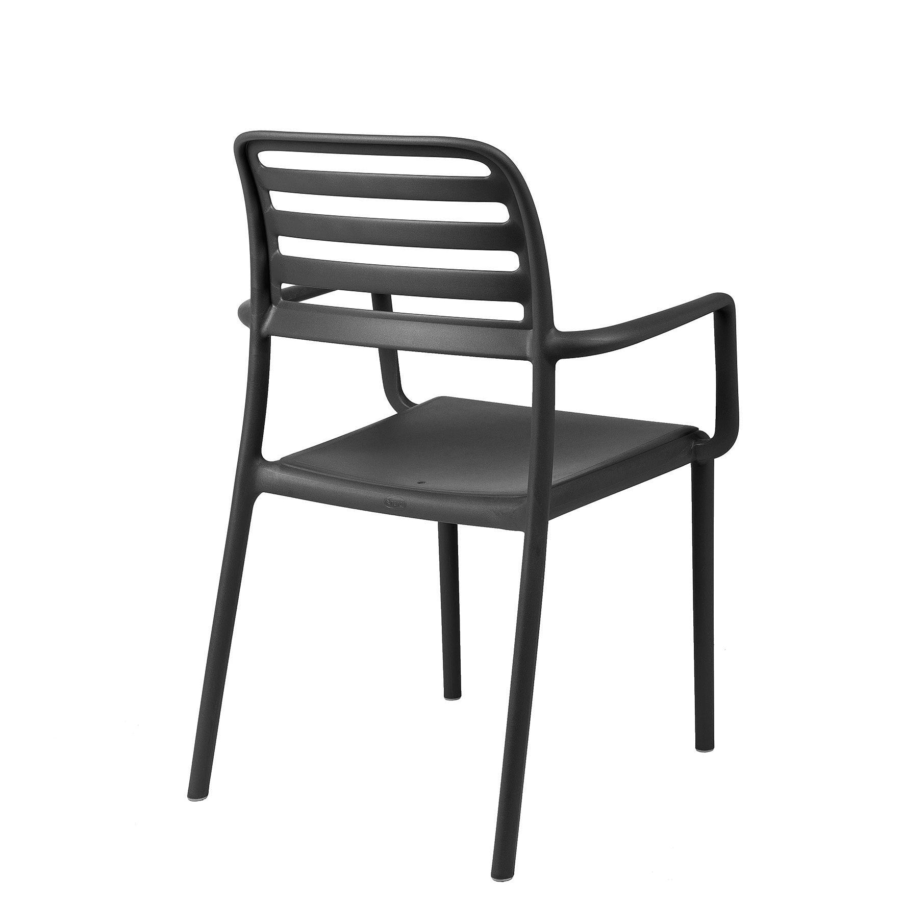 Silla Costa con brazos Grafito