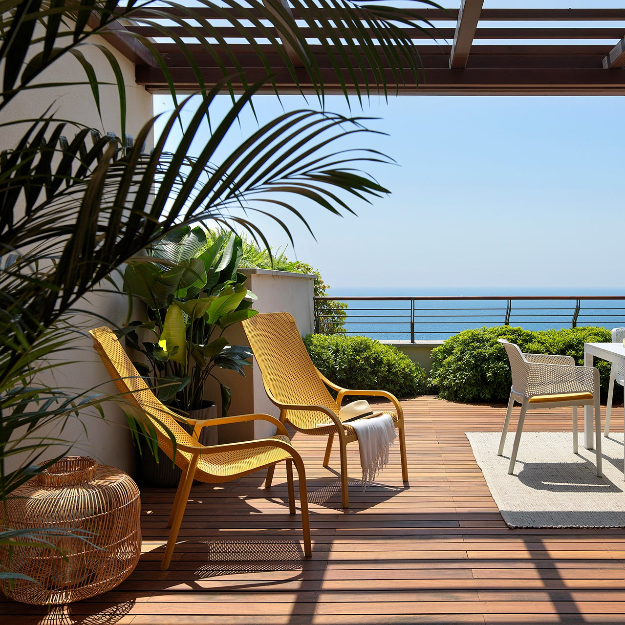 Sillon Net Lounge Senape