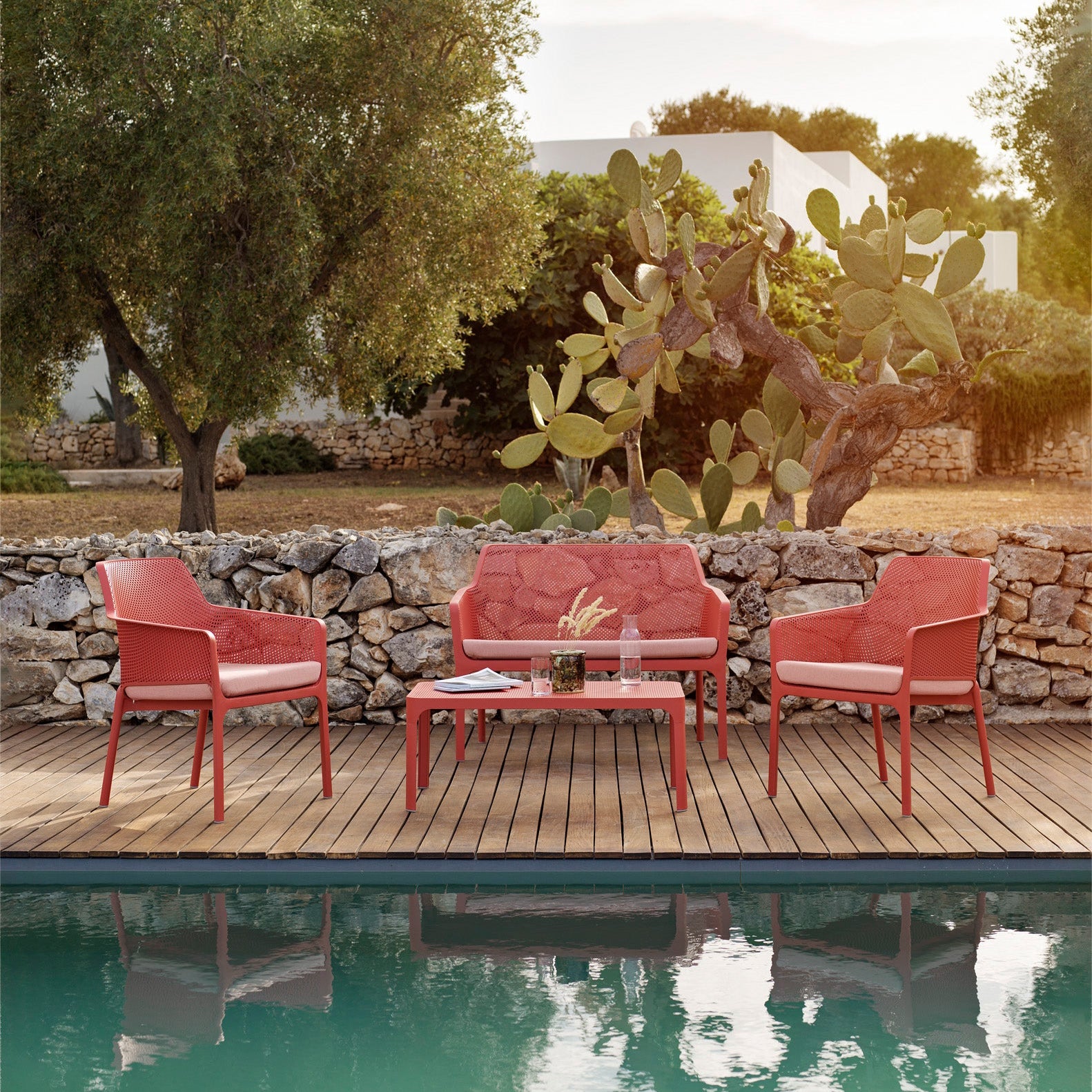 Sillon Net Relax Corallo