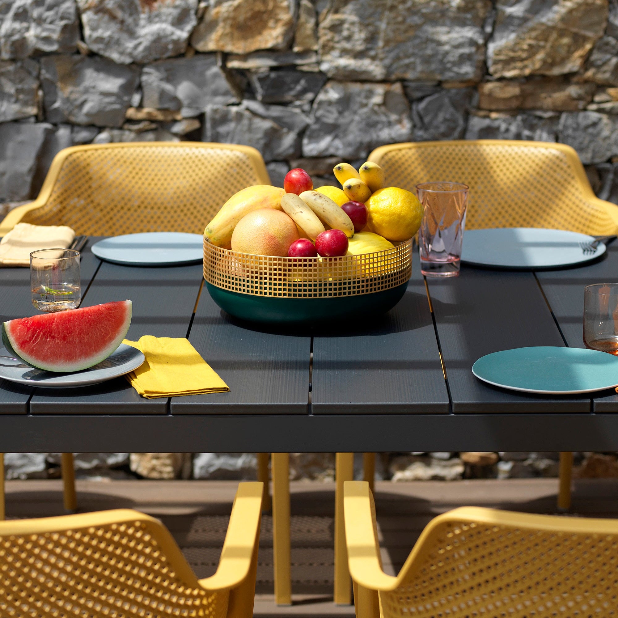 Mesa Rio 210/280 extensible ALU Grafito