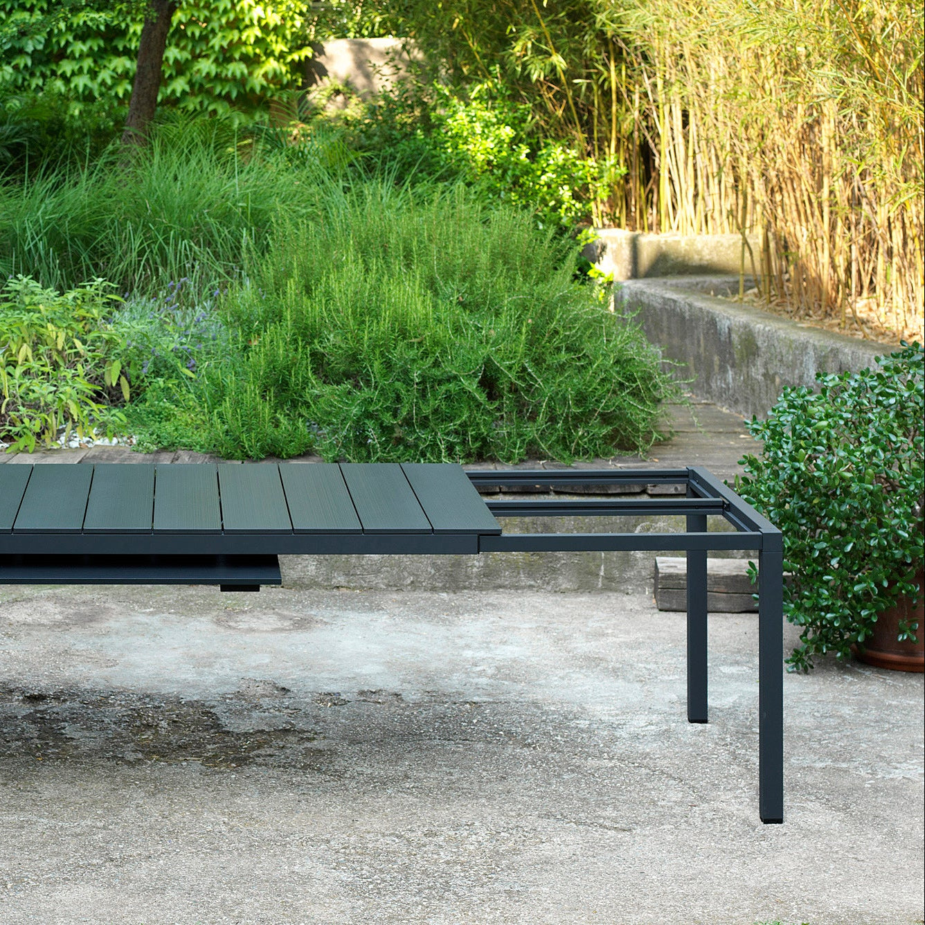 Mesa Rio 210/280 extensible ALU Grafito