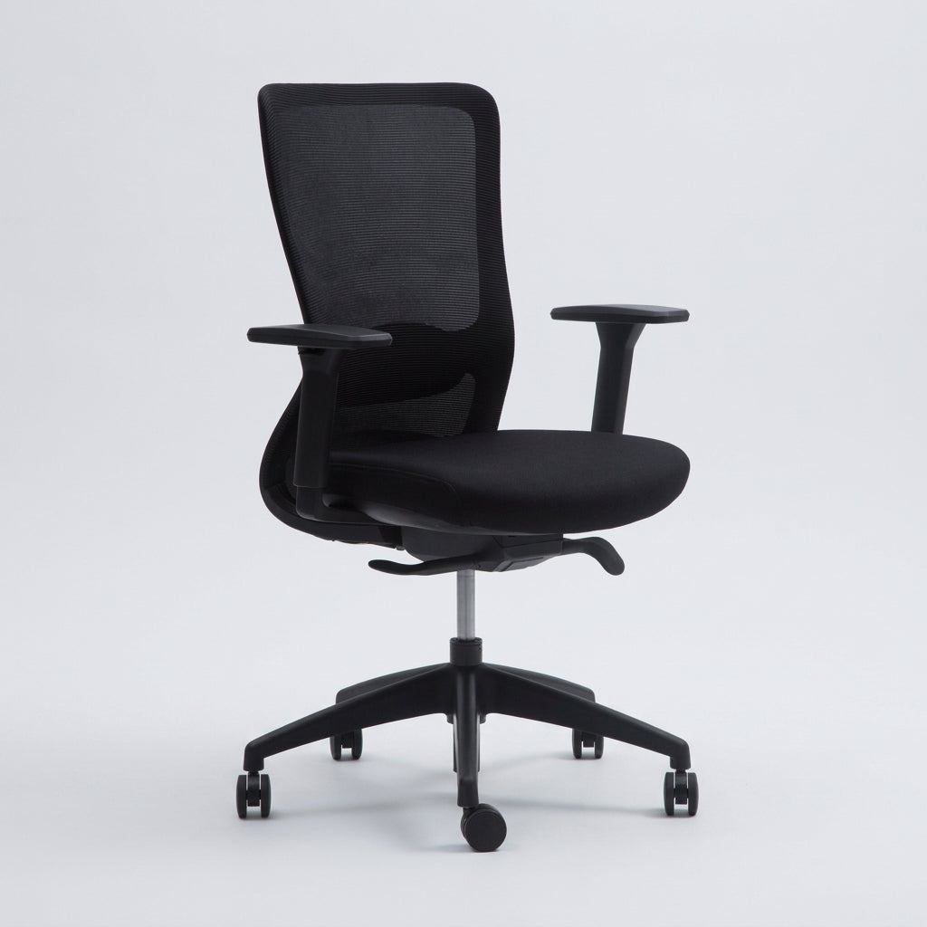 Silla oficina New Loop Negra - Medular Diseño Sillas de Escritorio