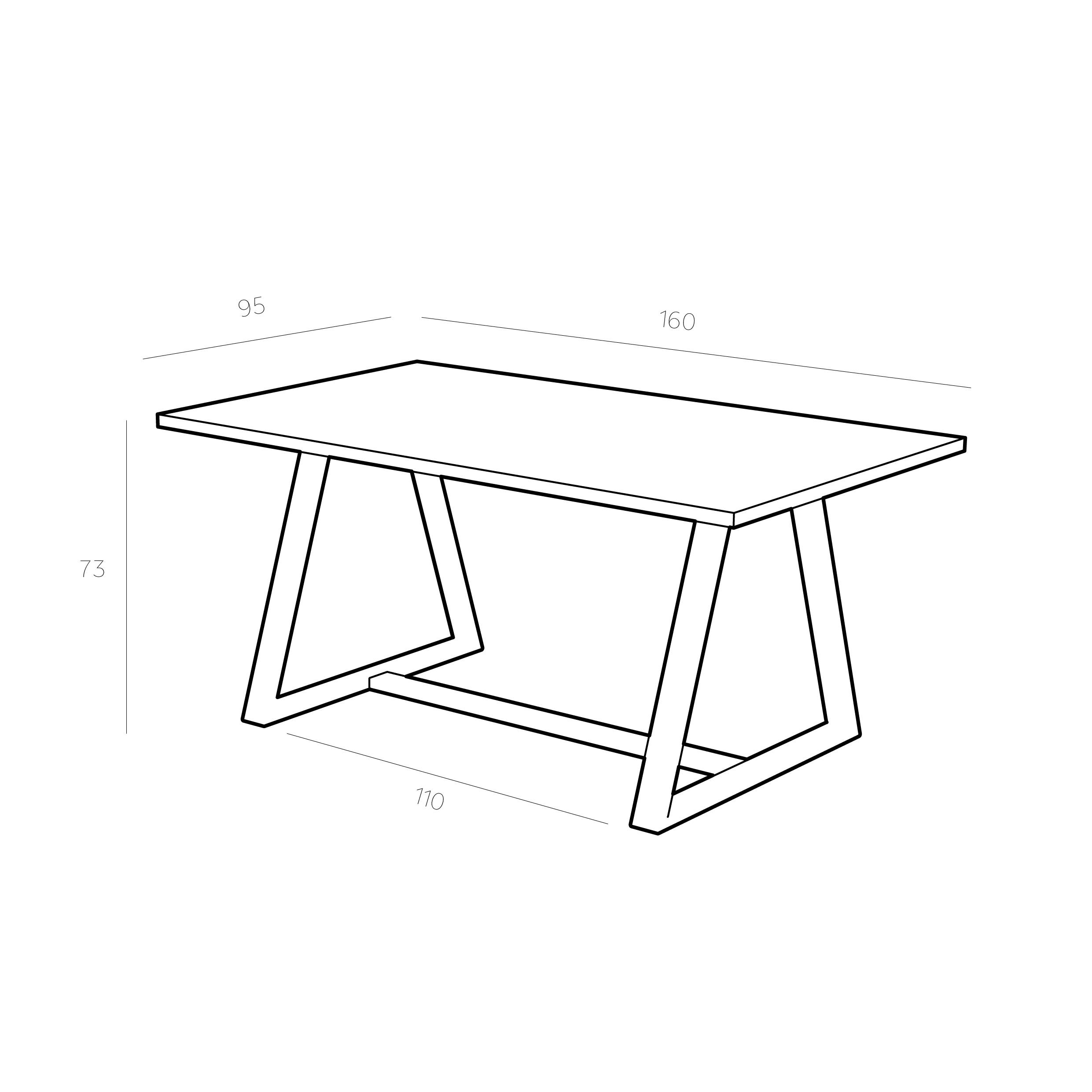 Juego de Comedor Pablo Natural 6P + 6 Sillas Aula Natural