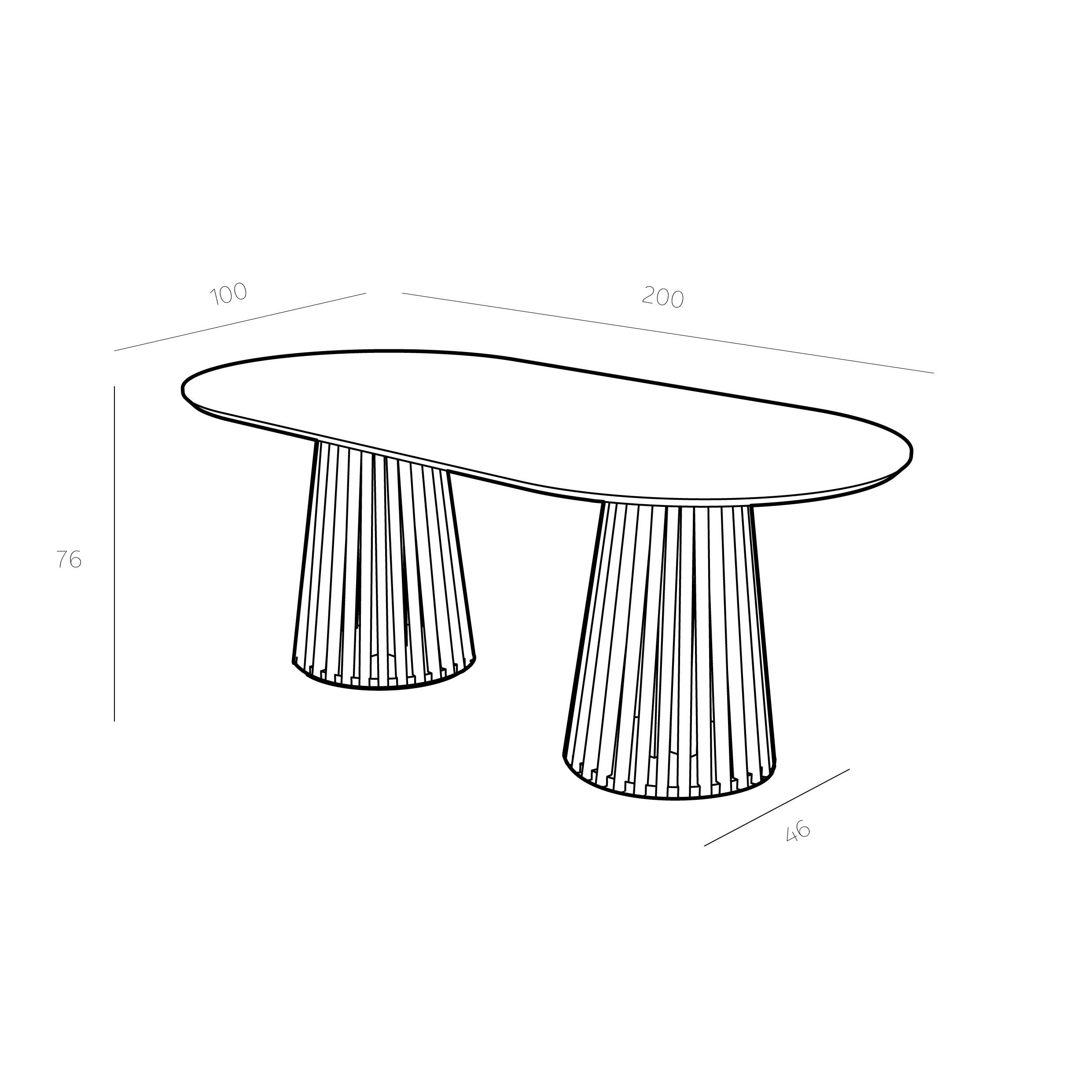 Mesa de Comedor Palisade 6 personas