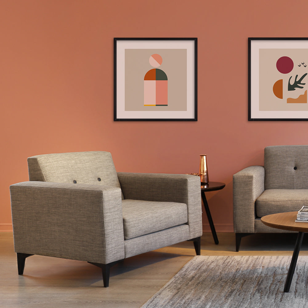 Poltrona Luk Tucumán Gris - Medular Diseño Poltronas